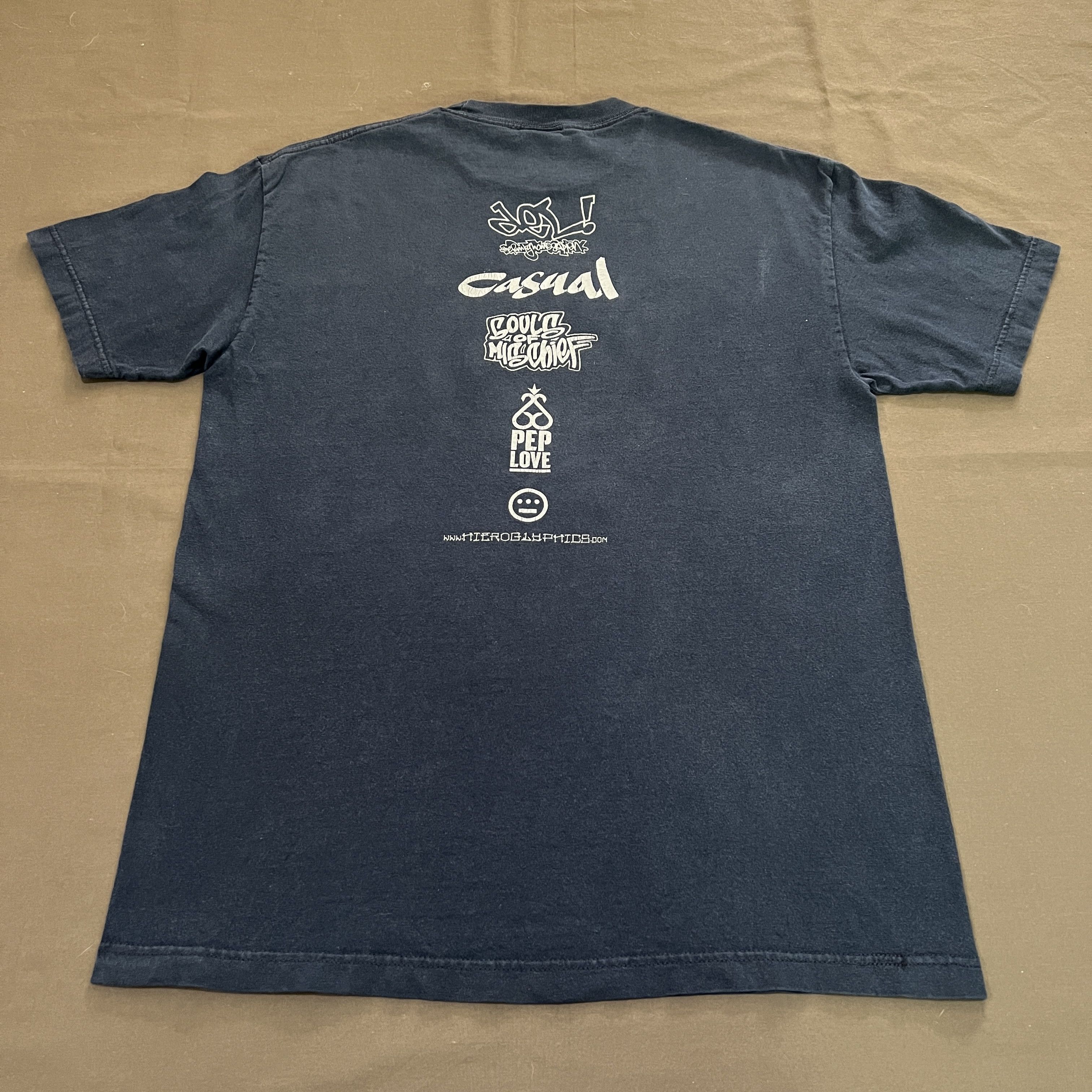 Rap Tees Vintage Y2K Hieroglyphics Del the Funky Homosapien Faded Rap Size US L / EU 52-54 / 3 - 7 Thumbnail