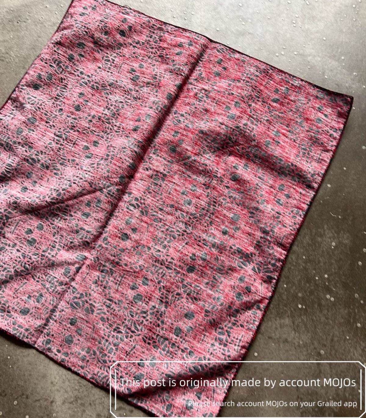 Number (N)ine Number Nine 05SS Red Skull Web Silk Scarf mojos1028 Size ONE SIZE - 7 Thumbnail