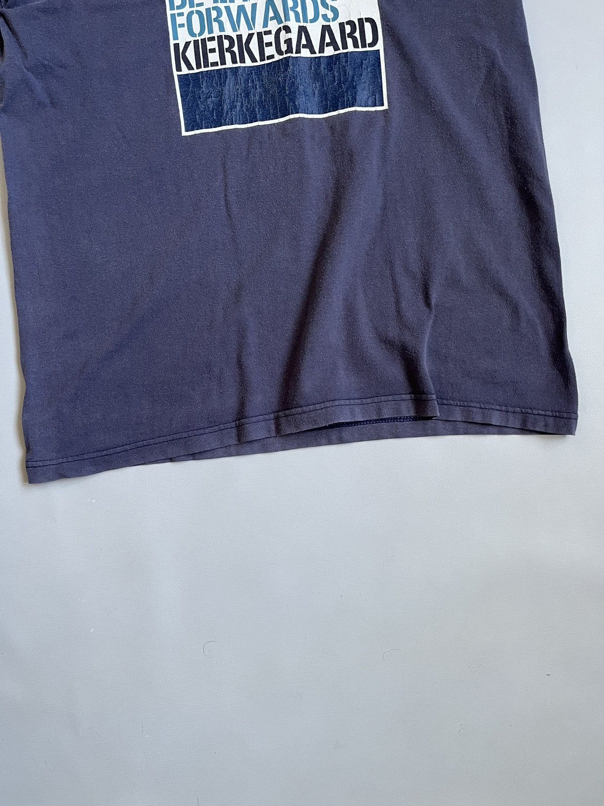Other Vintage 90s Manic Street Preachers Kierkegaard Blue T-shirt Size US M / EU 48-50 / 2 - 13 Thumbnail