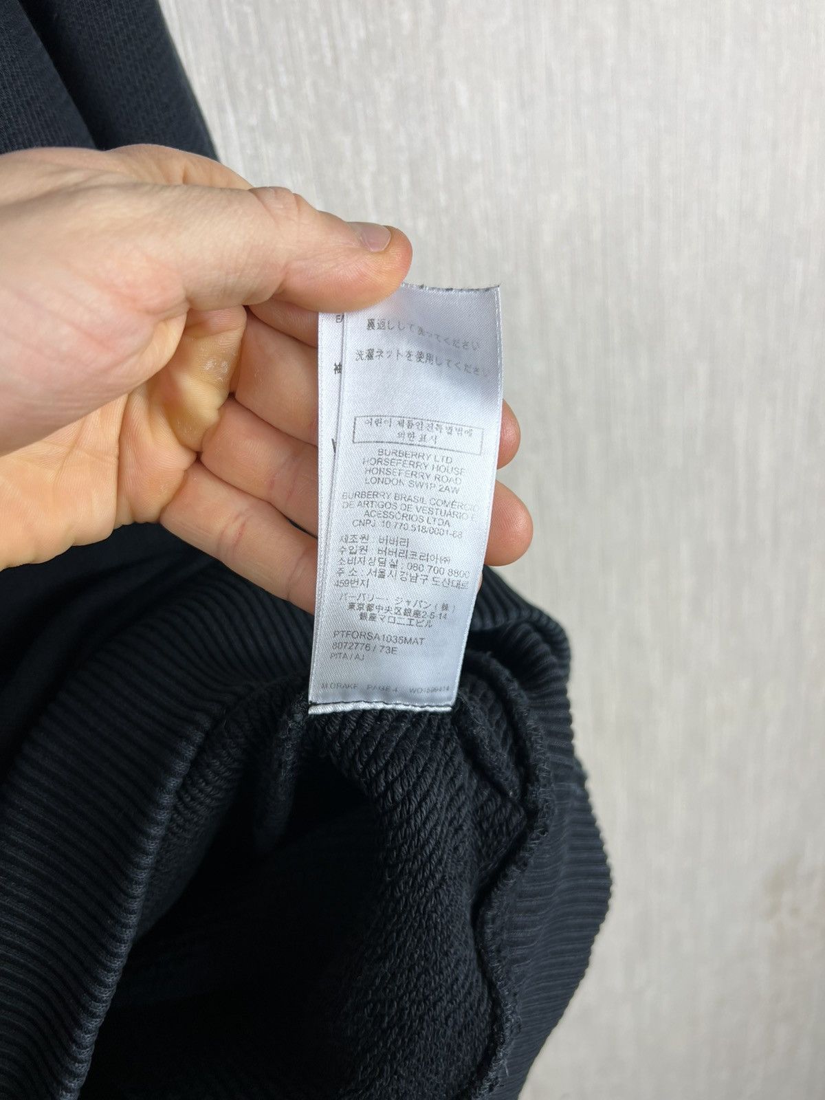Burberry London big logo knight prorsum embroidered hoodie