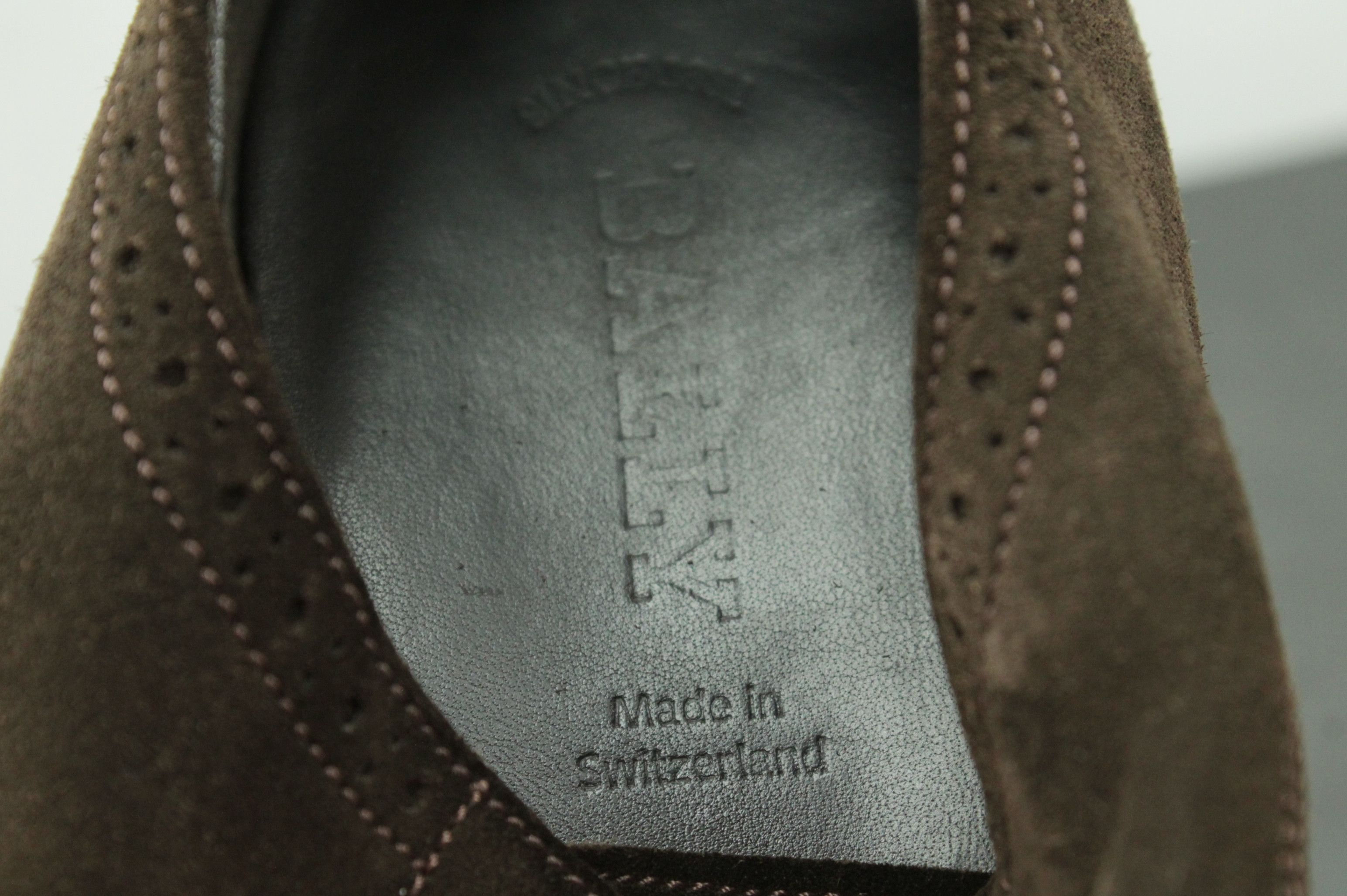 Bally Bally Switzerland Brown Suede Dress Shoes Derby Oxford Size US 9.5 / EU 42-43 - 9 Thumbnail