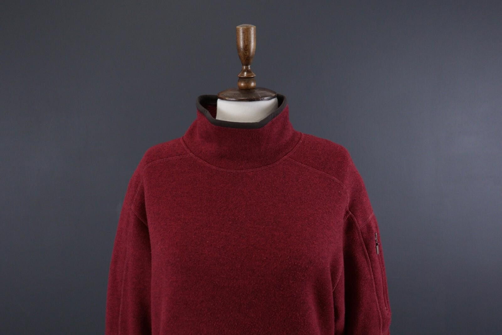 Patagonia Patagonia Red Mock Neck Full Zip Hiking Fleece Jacket Size L Size L / US 10 / IT 46 - 2 Thumbnail