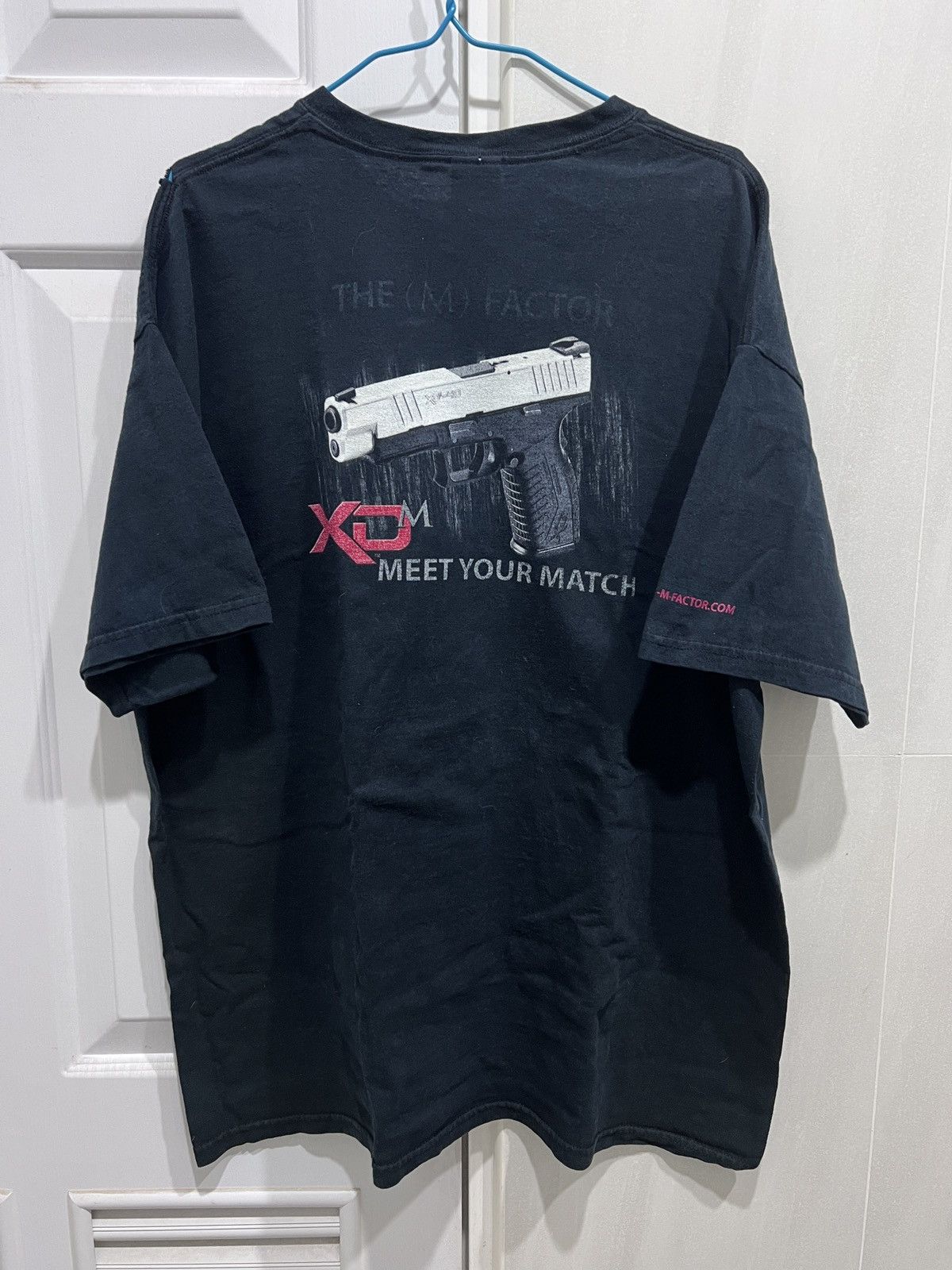Vintage Y2K SPRINGFIELD XDM Promo Tee XL MILITARY WEAPONS GUN Size US XL / EU 56 / 4 - 2 Thumbnail