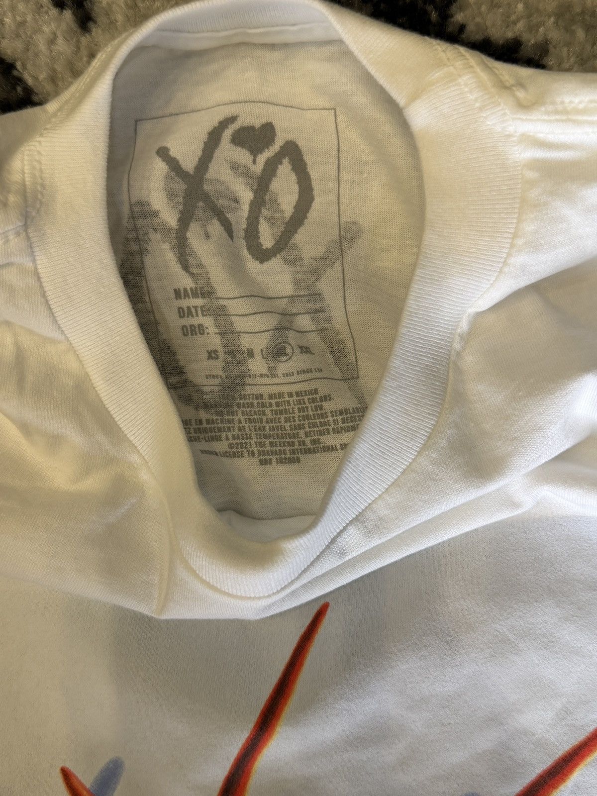 The Weeknd XO The Weeknd “Blinding Lights” Graphic Tee – w/ Dust Bag Size US XL / EU 56 / 4 - 5 Thumbnail