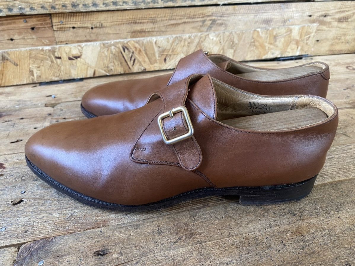 Tricker's Trickers monk strap brown leather dress shoes uk 10.5 Size US 11.5 / EU 44-45 - 8 Thumbnail