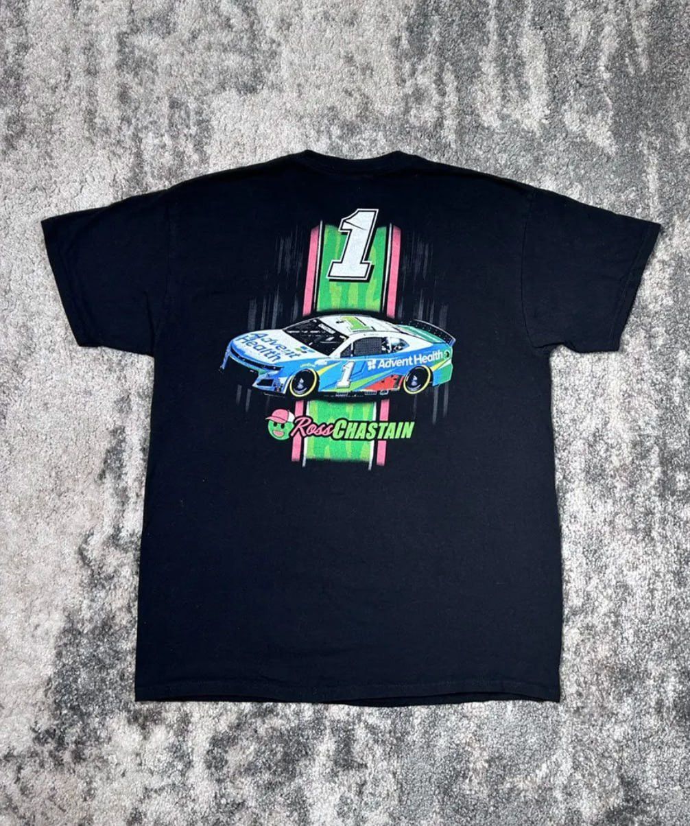 Vintage ROSS CHASTAIN #1 NASCAR VINTAGE TEE Size US L / EU 52-54 / 3 - 6 Thumbnail