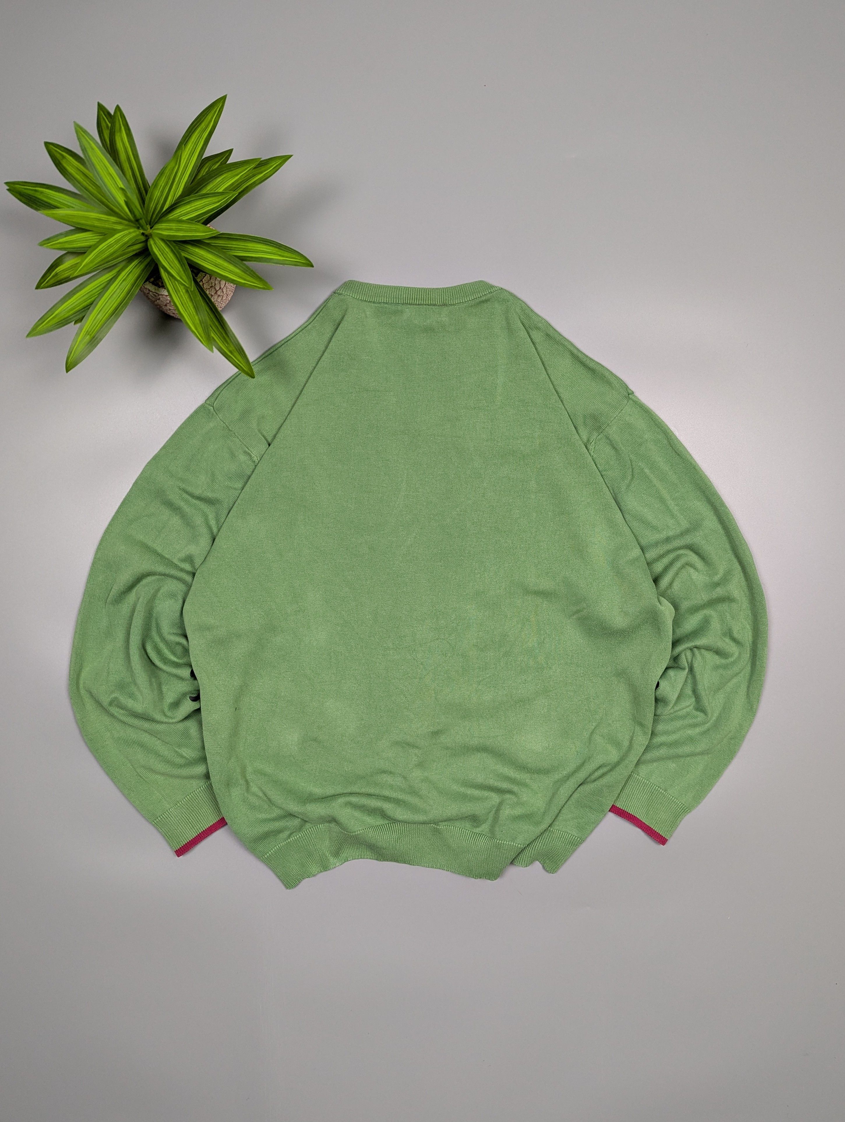 Lacoste Classic Lacoste Vintage Tennis Sweater Moss Green Size XXL / US 16-18 / IT 52-54 - 12 Thumbnail