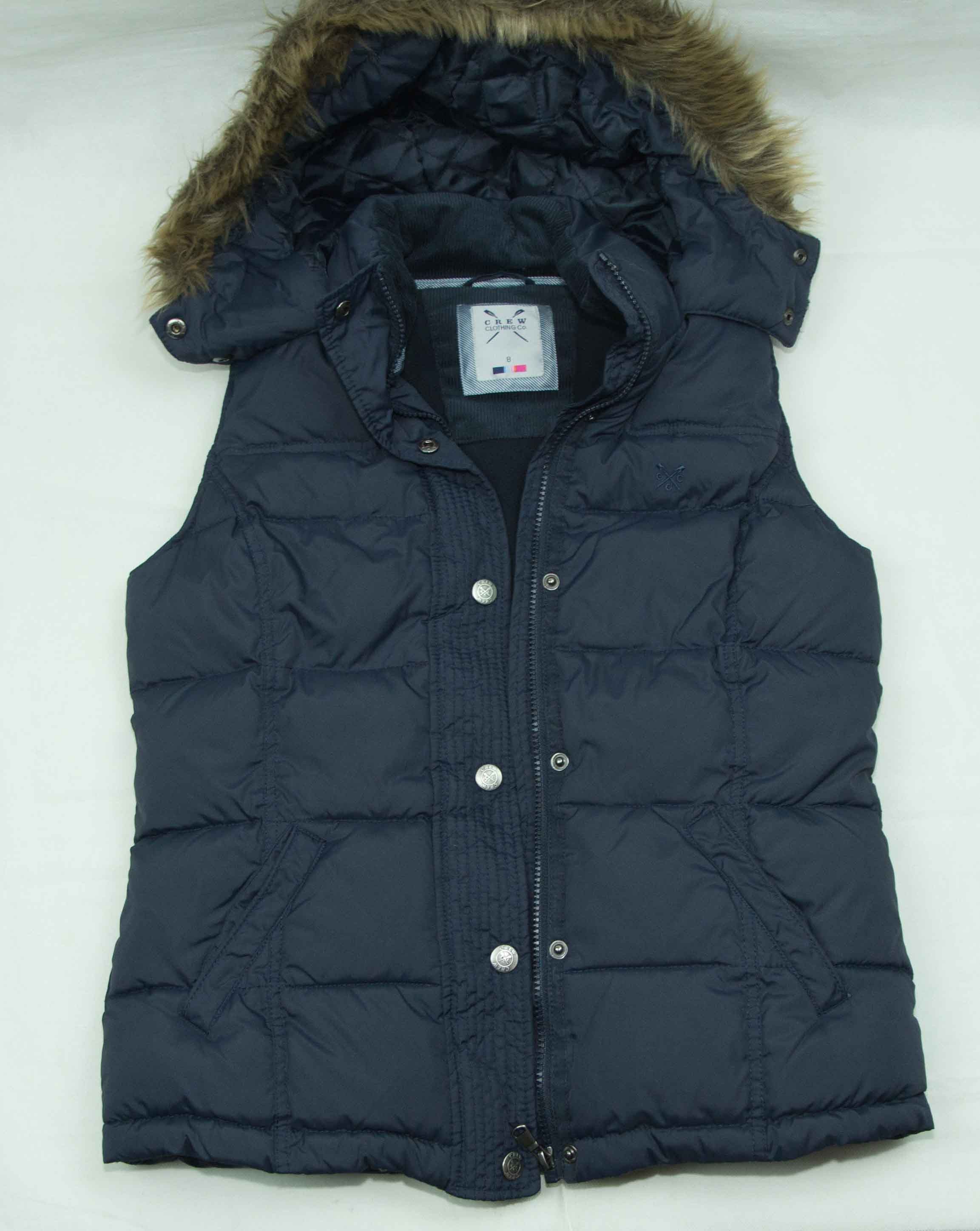 Other CREW CLOTHING WAISTCOAT GILET HOODY ZIP DUCK DOWN SIZE UK 8- Size M / US 6-8 / IT 42-44 - 4 Thumbnail