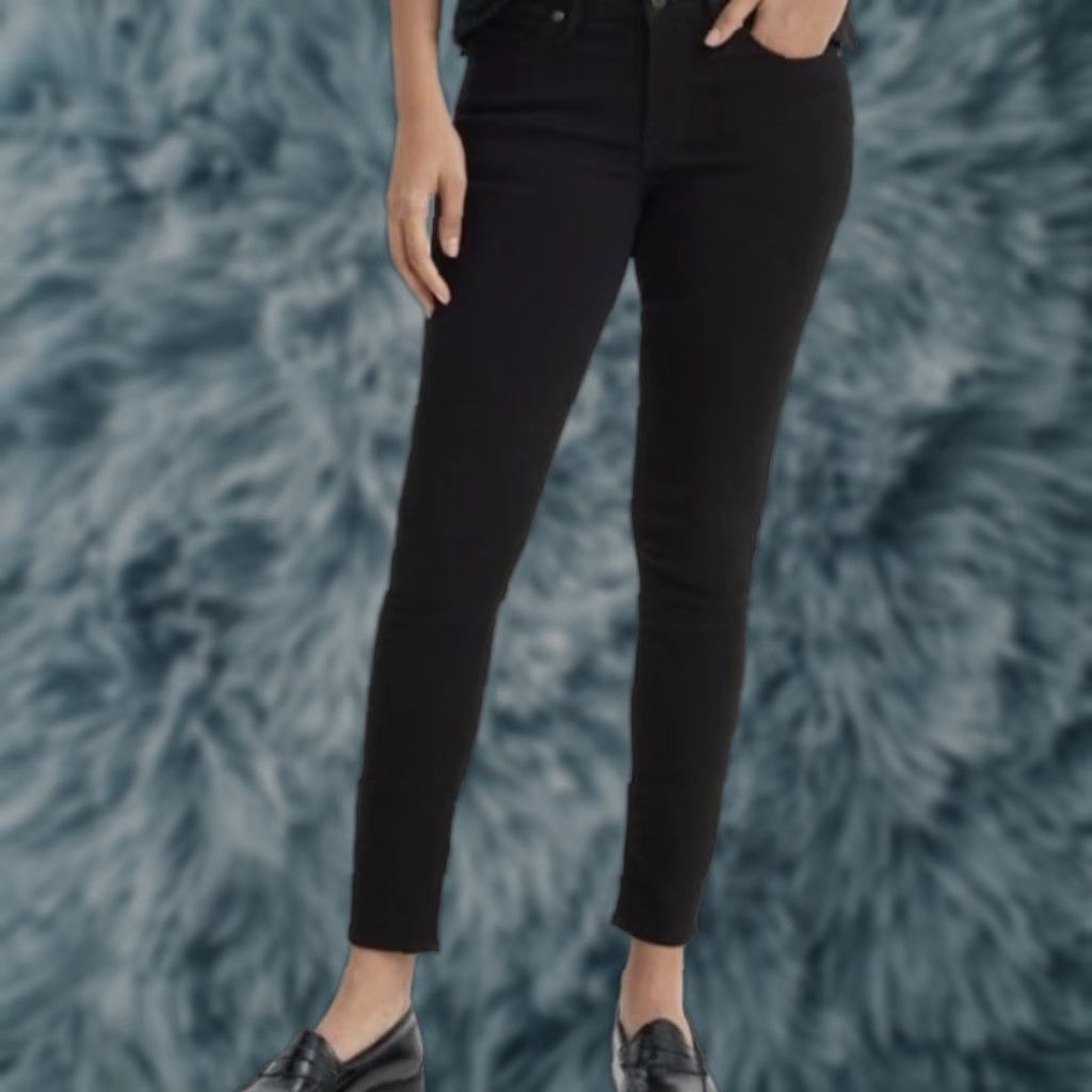 Levi's Levi's 711 Jeans Denim Black 27x28 Jeans Skinny Slim 6 Short Womens Size 28" / US 6 / IT 42 - 1 Thumbnail