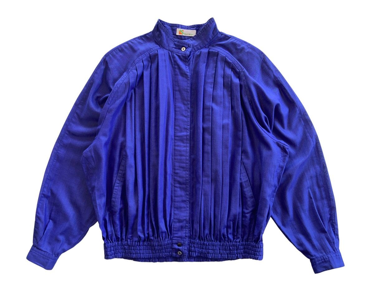 Issey Miyake Issey Sports Pleated Polyester Bomber Jacket Size L / US 10 / IT 46 - 2 Thumbnail