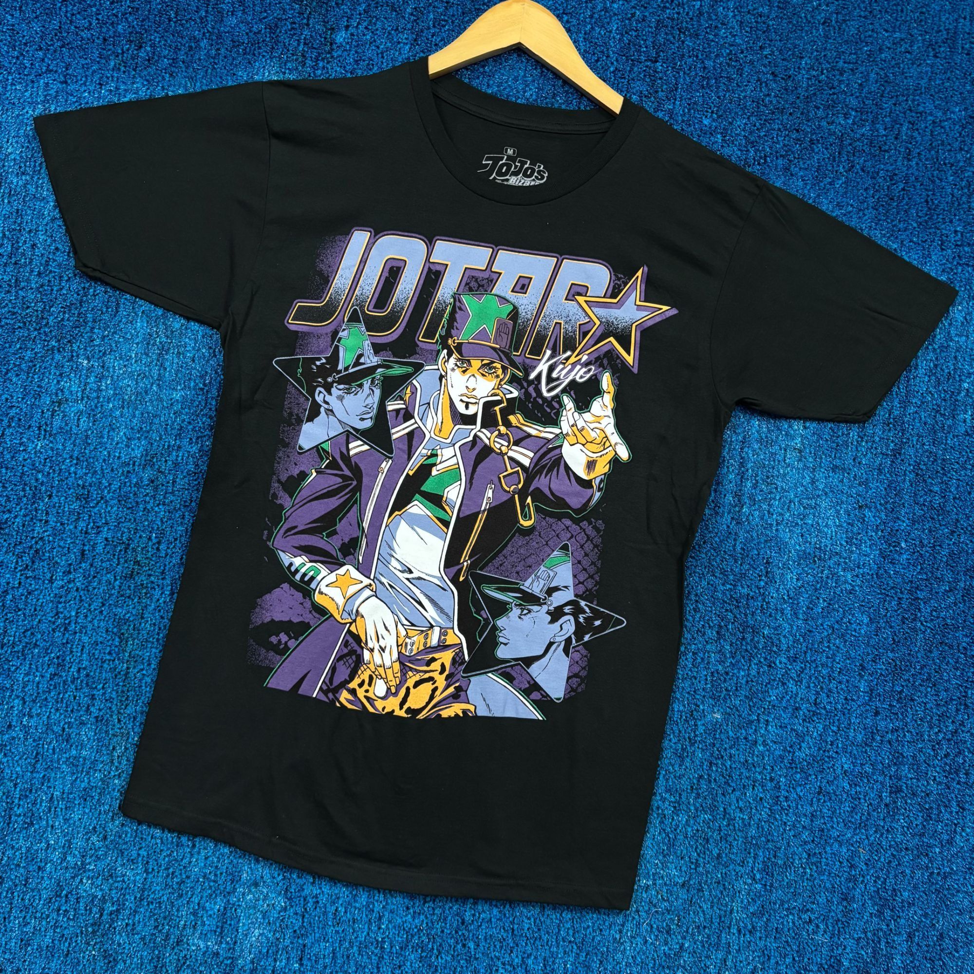 Ripple Junction Jotaro Kujo Star Collage JoJos Bizzare Adventure Anime Tee M Size US M / EU 48-50 / 2 - 3 Thumbnail