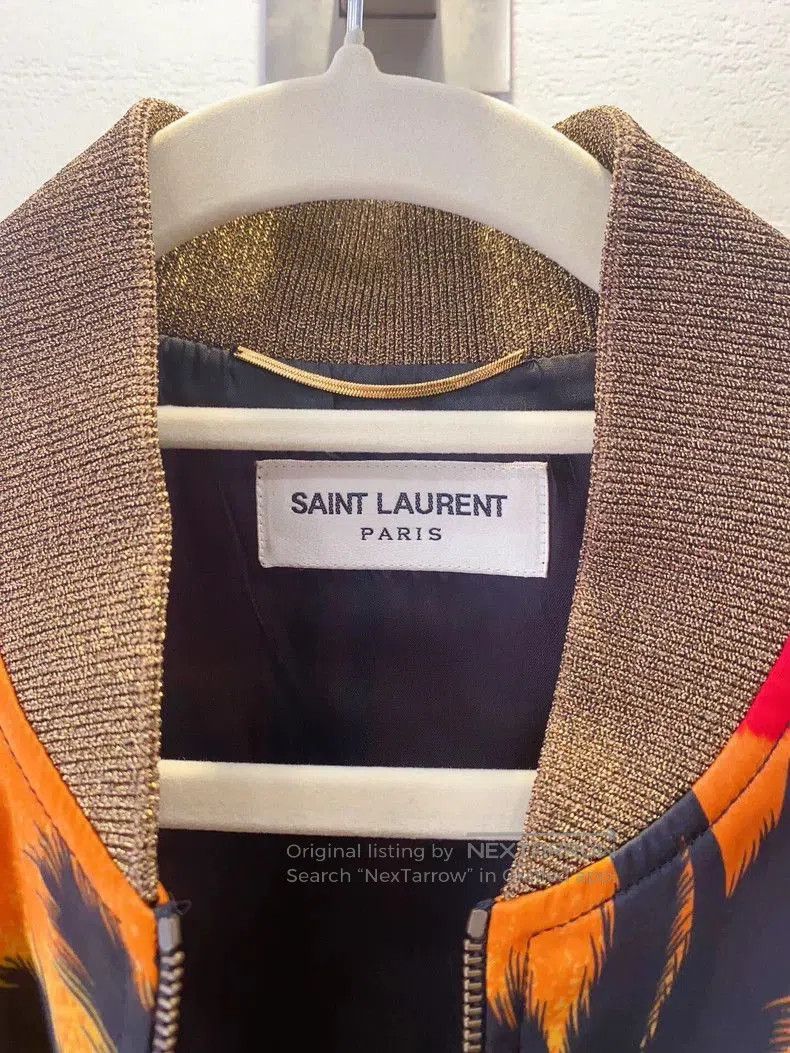 Saint Laurent Paris Saint Laurent Palm Tree Bomber Jacket. Size US S / EU 44-46 / 1 - 3 Thumbnail