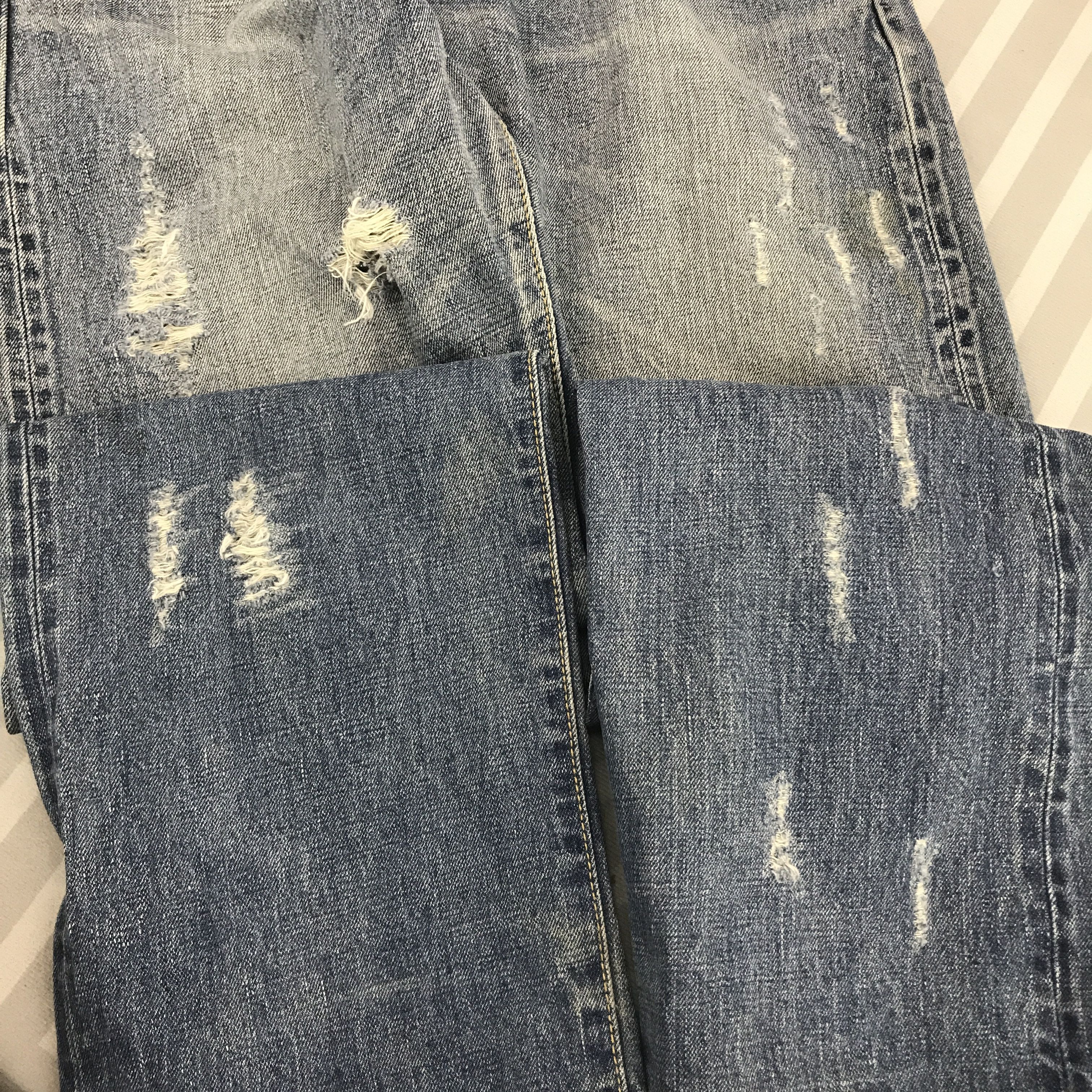 Edwin × Vintage Vtg Edwin Japan style Distressed Denim faded Jeans pants Size US 32 / EU 48 - 10 Thumbnail