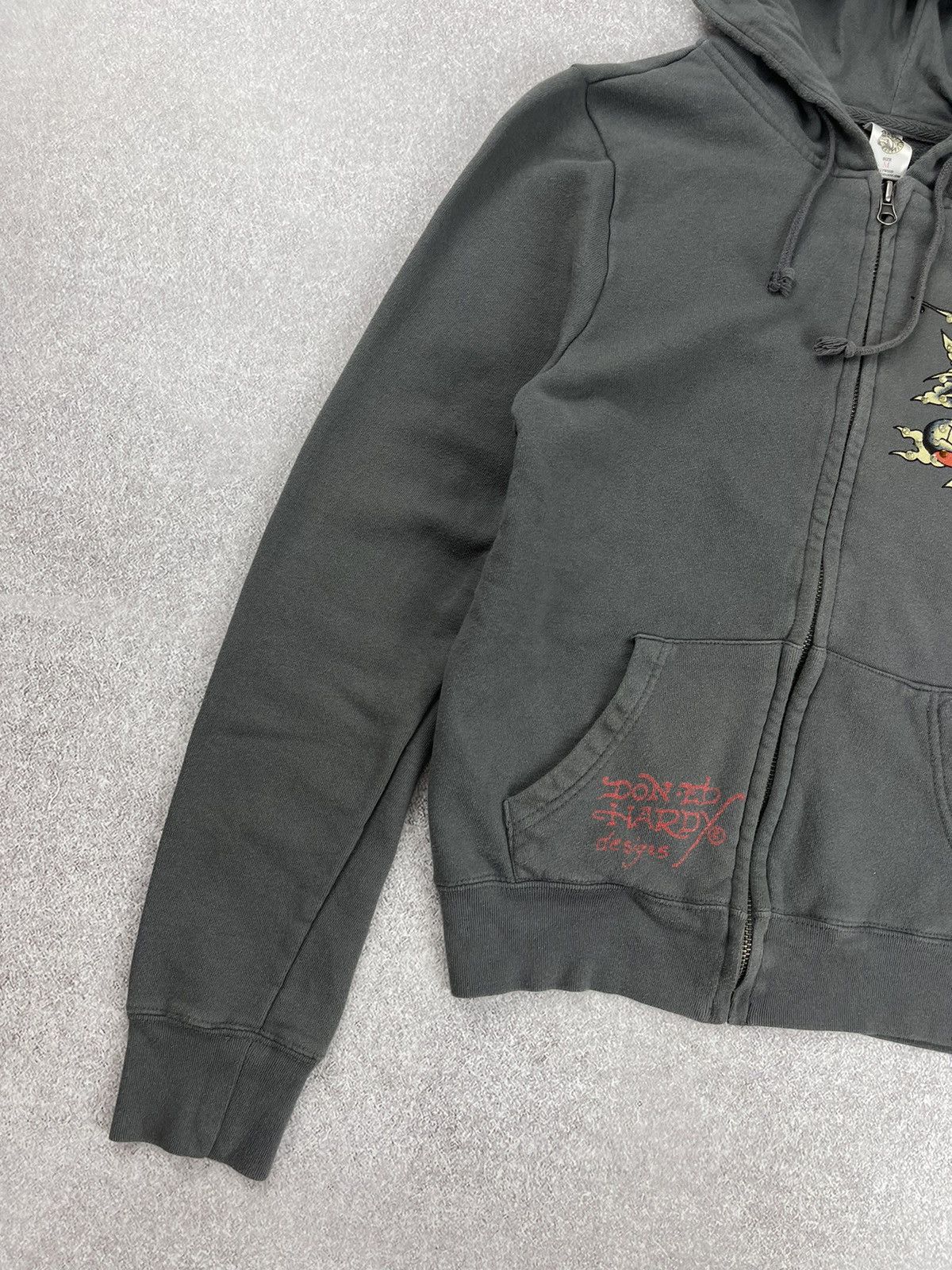 Christian Audigier × Ed Hardy × Vintage Vintage Y2k Ed Hardy by Christian Audigier Hoodie Japan Size M / US 6-8 / IT 42-44 - 4 Thumbnail