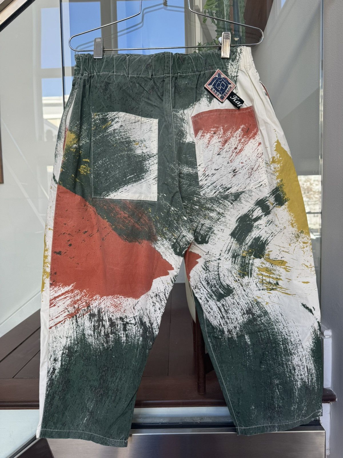 Kapital Kapital Fast-Dry Taffeta Brush Camo Easy Beach Pants Size US 30 / EU 46 - 2 Thumbnail