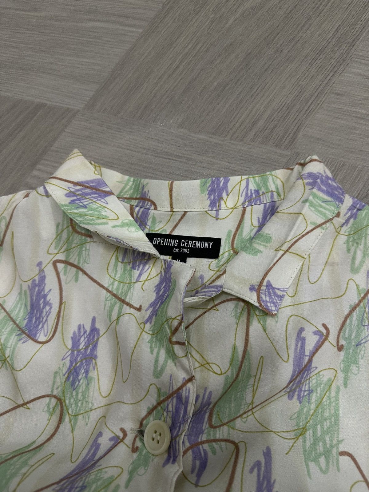 Opening Ceremony Opening Ceremony Painting 100% Rayon Button Up Size US M / EU 48-50 / 2 - 5 Thumbnail