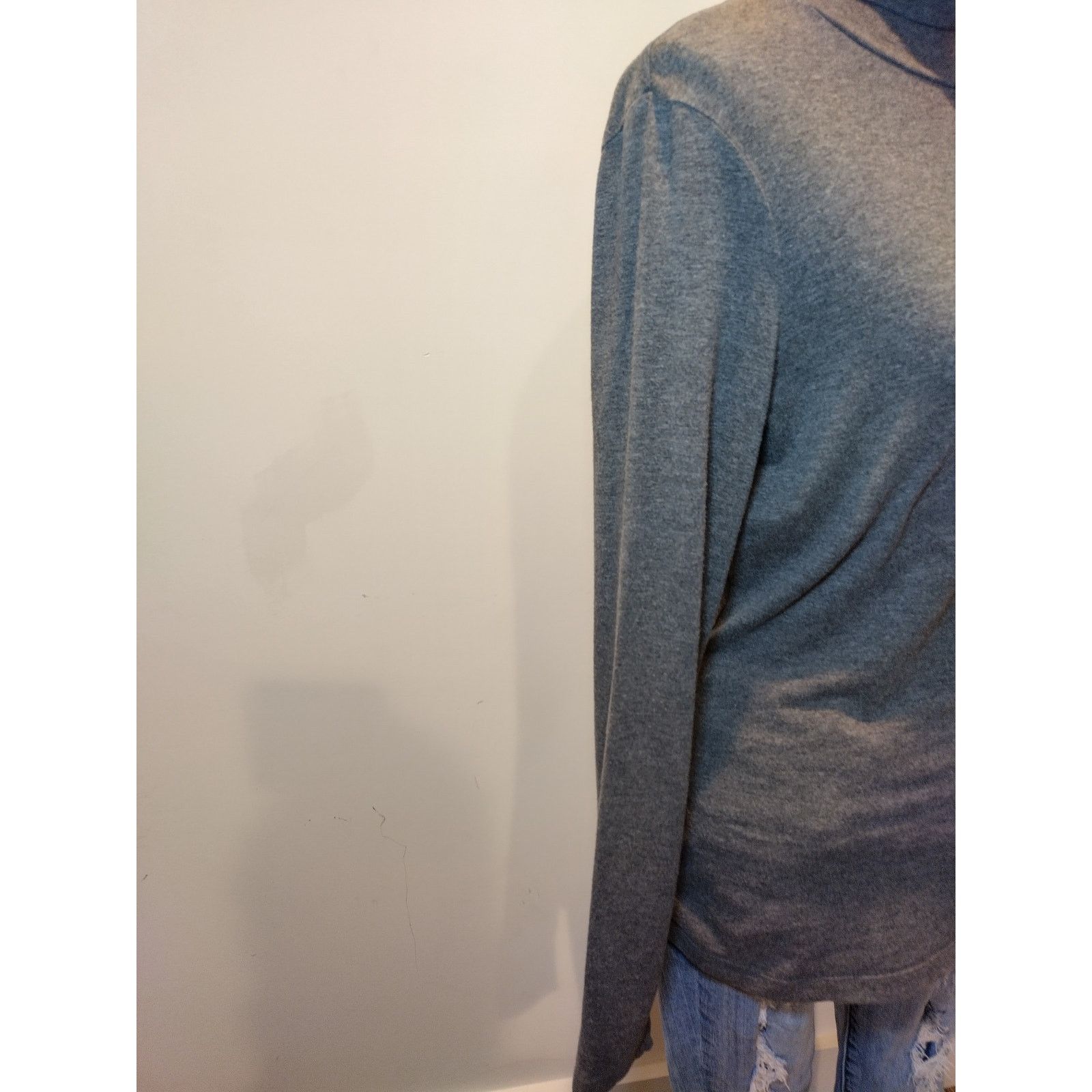 Lands' End Lands' End Turtleneck Top Long Sleeve Pullover Heather Gray Size S / US 4 / IT 40 - 5 Thumbnail