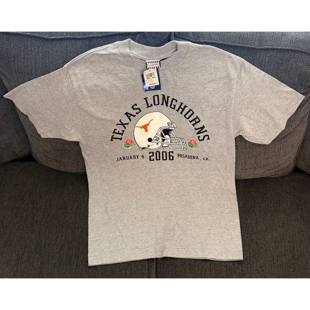 Foot Locker Vintage Y2K TX Longhorns National Champs 2006 Rose Bowl Tee Size US M / EU 48-50 / 2 - 1 Thumbnail
