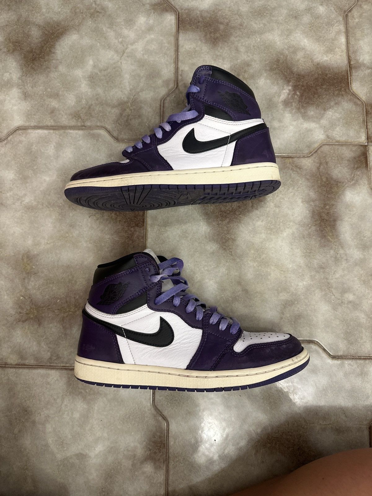 Nike Nike air jordan 1 retro high court purple Size US 7.5 / EU 40-41 - 2 Thumbnail