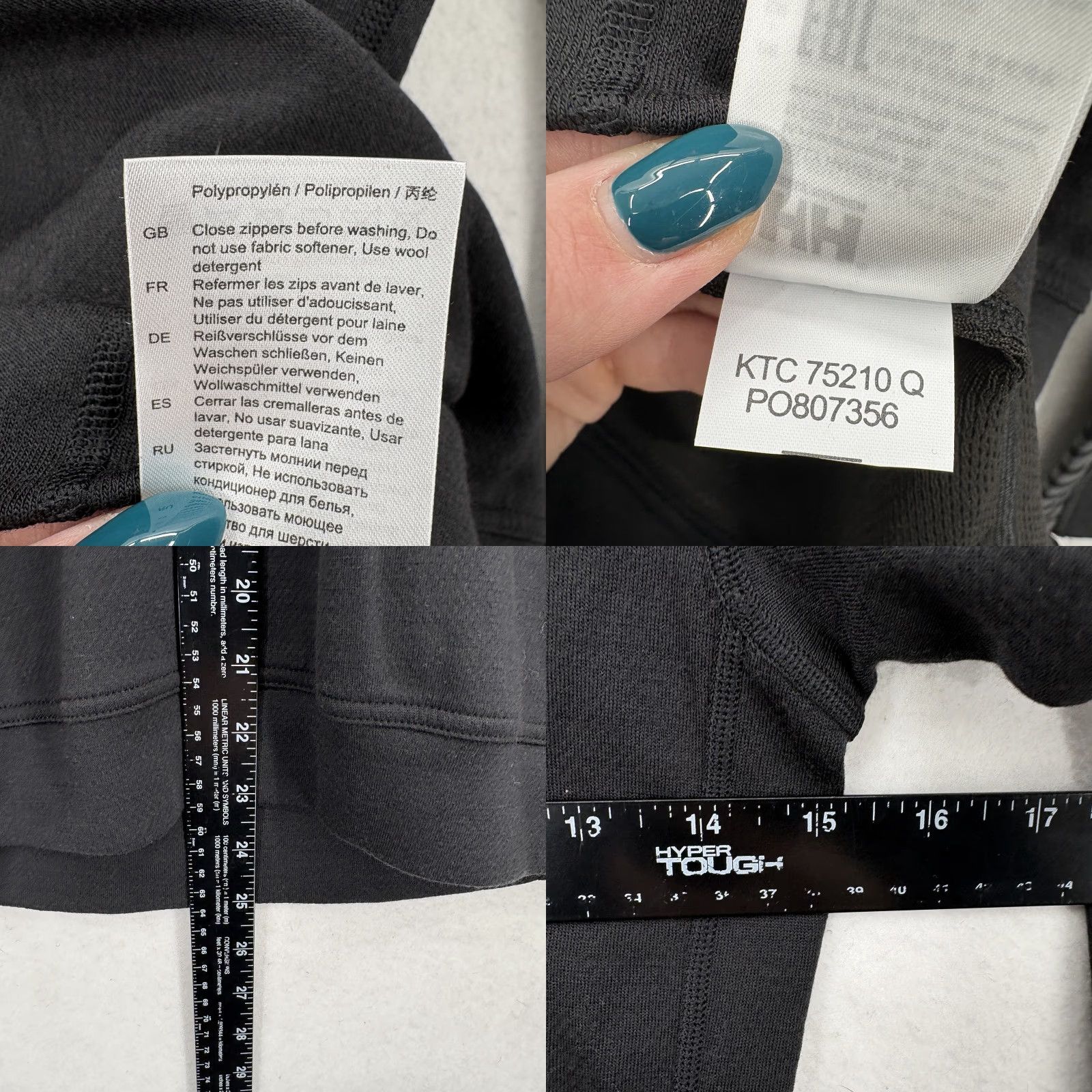 Helly Hansen Helly Hansen Lifa Merino Pullover Womens XS Black 1/4 Zip Thermal Baselayer Ski Shirt Size XS / US 0-2 / IT 36-38 - 8 Thumbnail