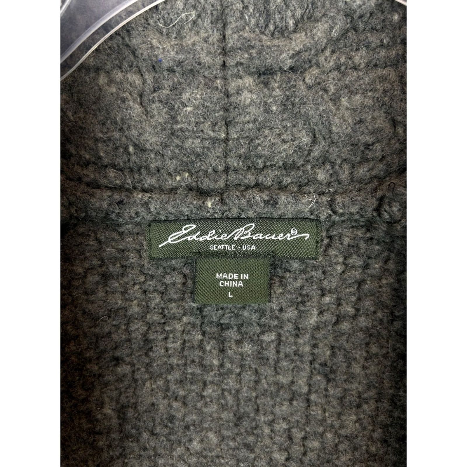 Eddie Bauer Eddie Bauer Cardigan Sweater Vest Womens L Green Cable Knit Open Capsule Minimal Size L / US 10 / IT 46 - 3 Thumbnail
