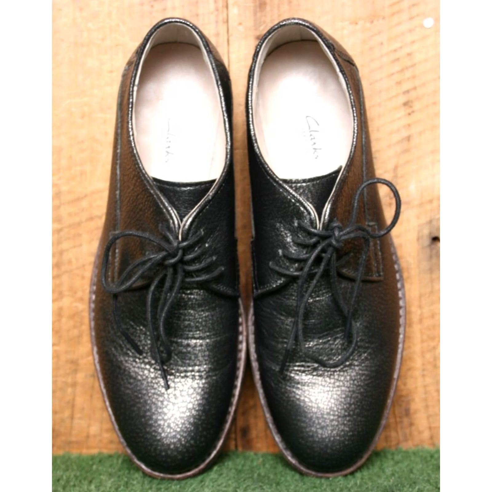 Clarks Clarks Tomina Luca Gunmetal Leather Oxford Women's 6.5 M Shoes Size US 7 / IT 37 - 4 Thumbnail