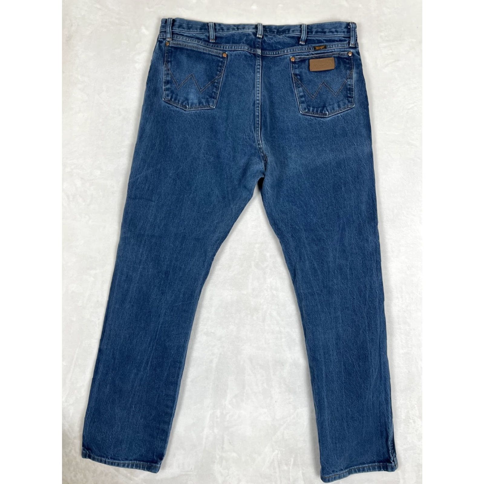 Wrangler VINTAGE Wrangler 13MWZ Regular Fit Jeans Cowboy Blue Denim 40x34 Mens Wrangler Cowboy Cut 5-Pocket Size US 40 / EU 56 - 6 Thumbnail