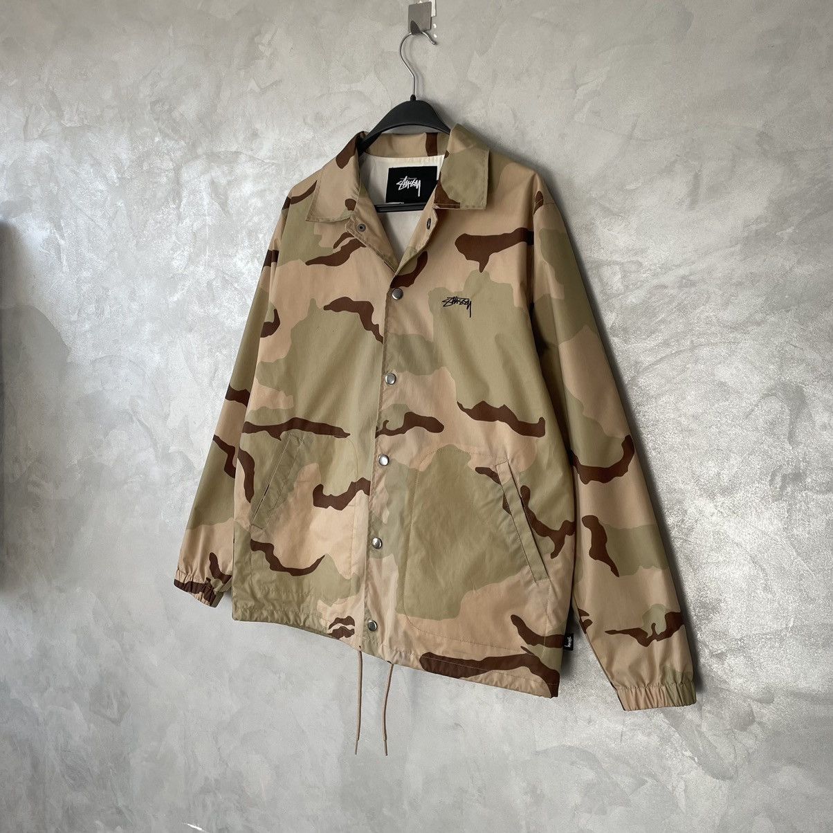 Stussy Rare Stussy Double Side Logo Nylon Camo Coach Jacket Size US M / EU 48-50 / 2 - 12 Thumbnail