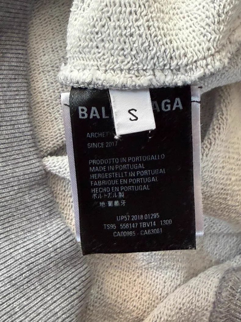 Balenciaga Balenciaga Gray Coke Logo Round Neck Sweatshirt Size US S / EU 44-46 / 1 - 4 Thumbnail