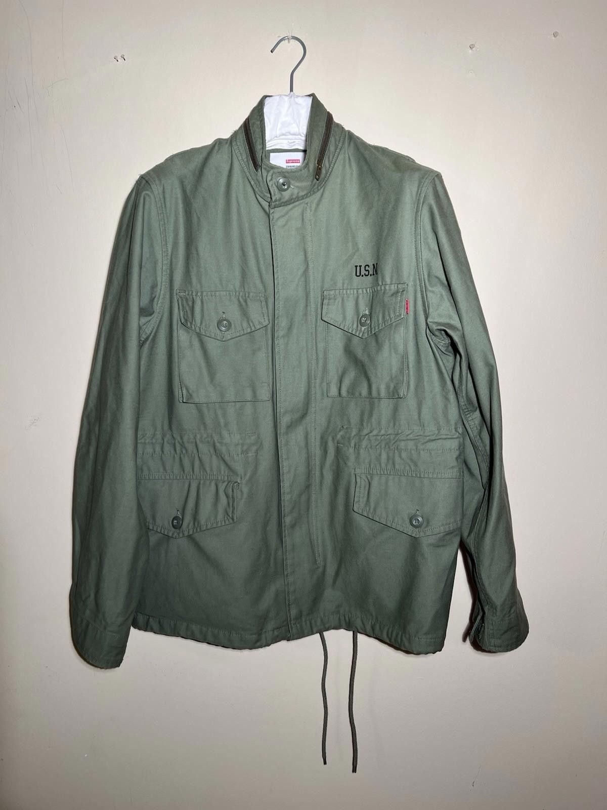 Supreme FW10 Supreme Popeye M-65 Jacket Olive Size L Size US L / EU 52-54 / 3 - 3 Thumbnail