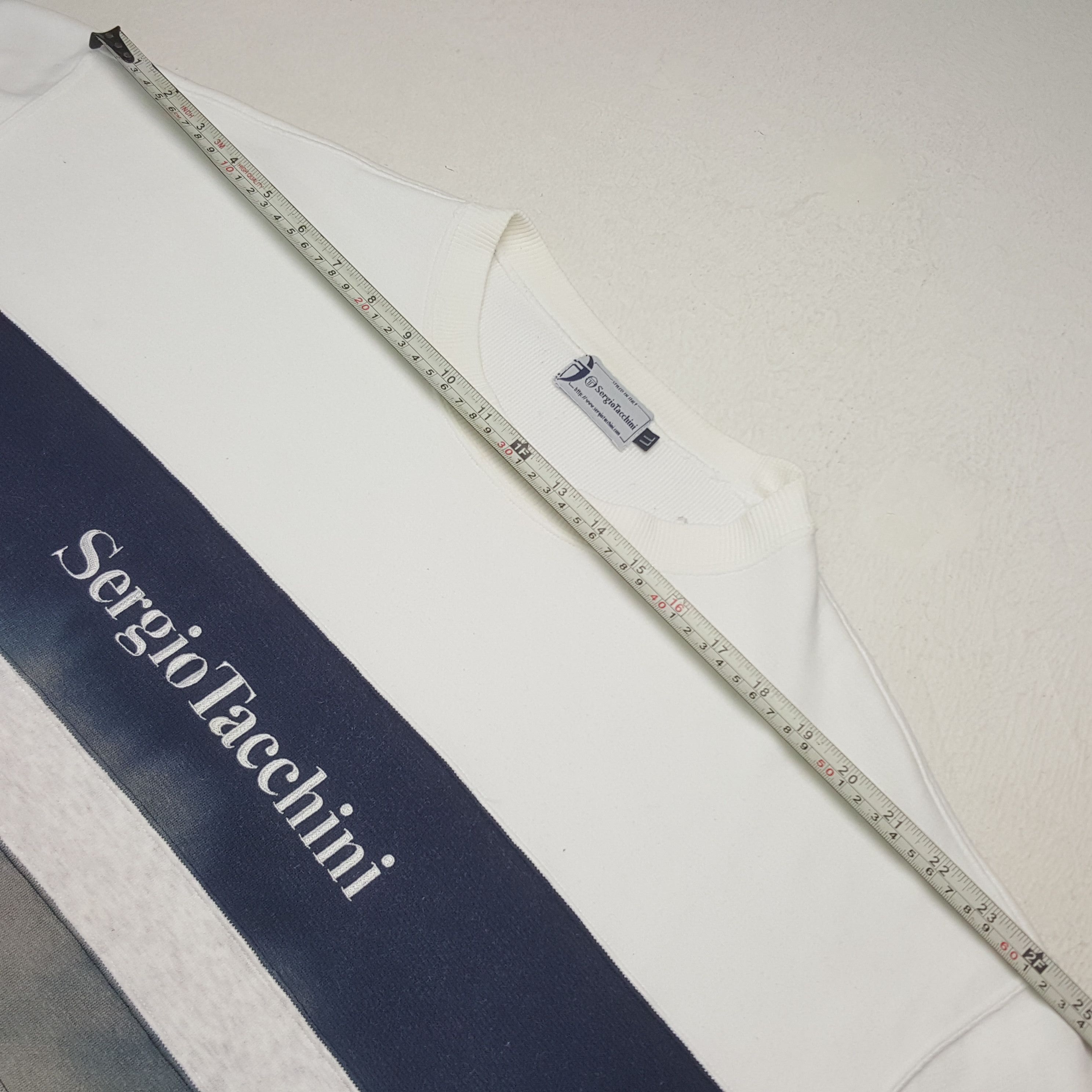 Sergio Tacchini × Vintage Vintage Sergio Tacchini Sweatshirt Size US XL / EU 56 / 4 - 10 Thumbnail