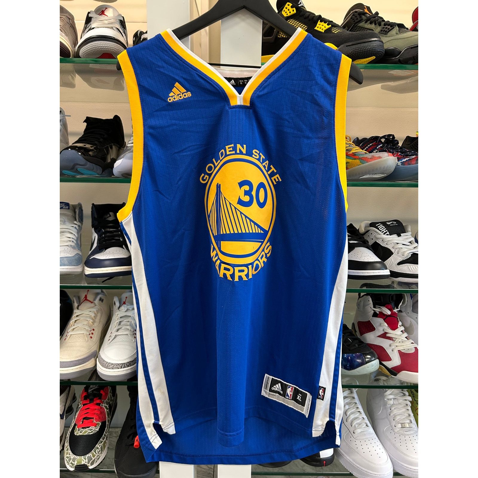 Adidas adidas Golden State Warriors Swingman jersey 30 Curry XL Size US XL / EU 56 / 4 - 1 Thumbnail