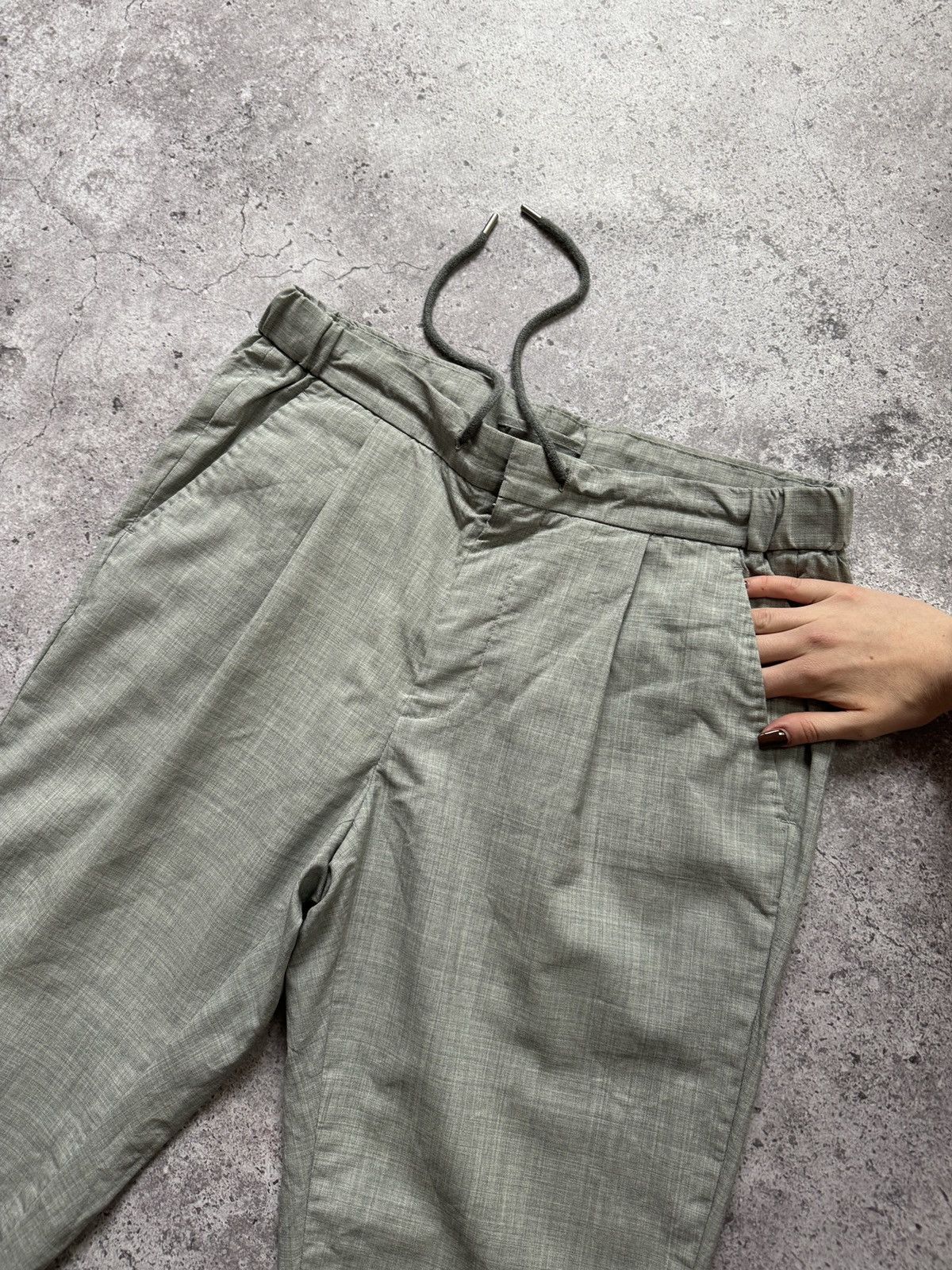 Suitsupply Suitsupply Ames Pleat Wool Pants Size US 34 / EU 50 - 5 Thumbnail