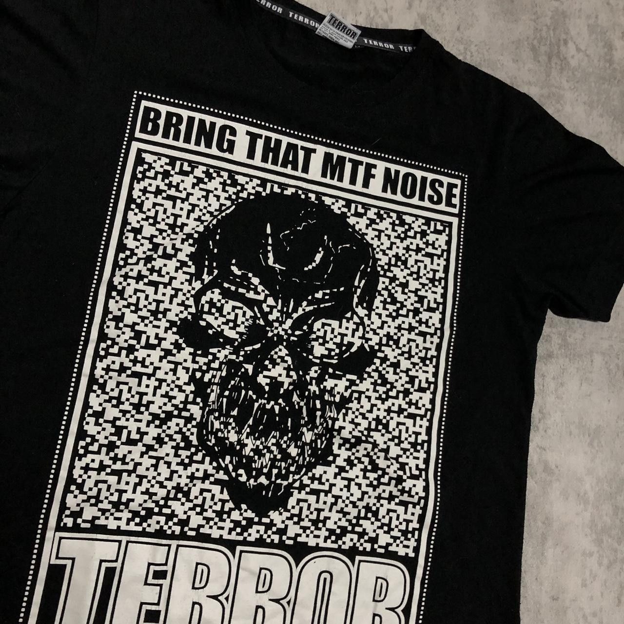 Other Terror black T-shirt vinatge boxy Size US M / EU 48-50 / 2 - 2 Thumbnail