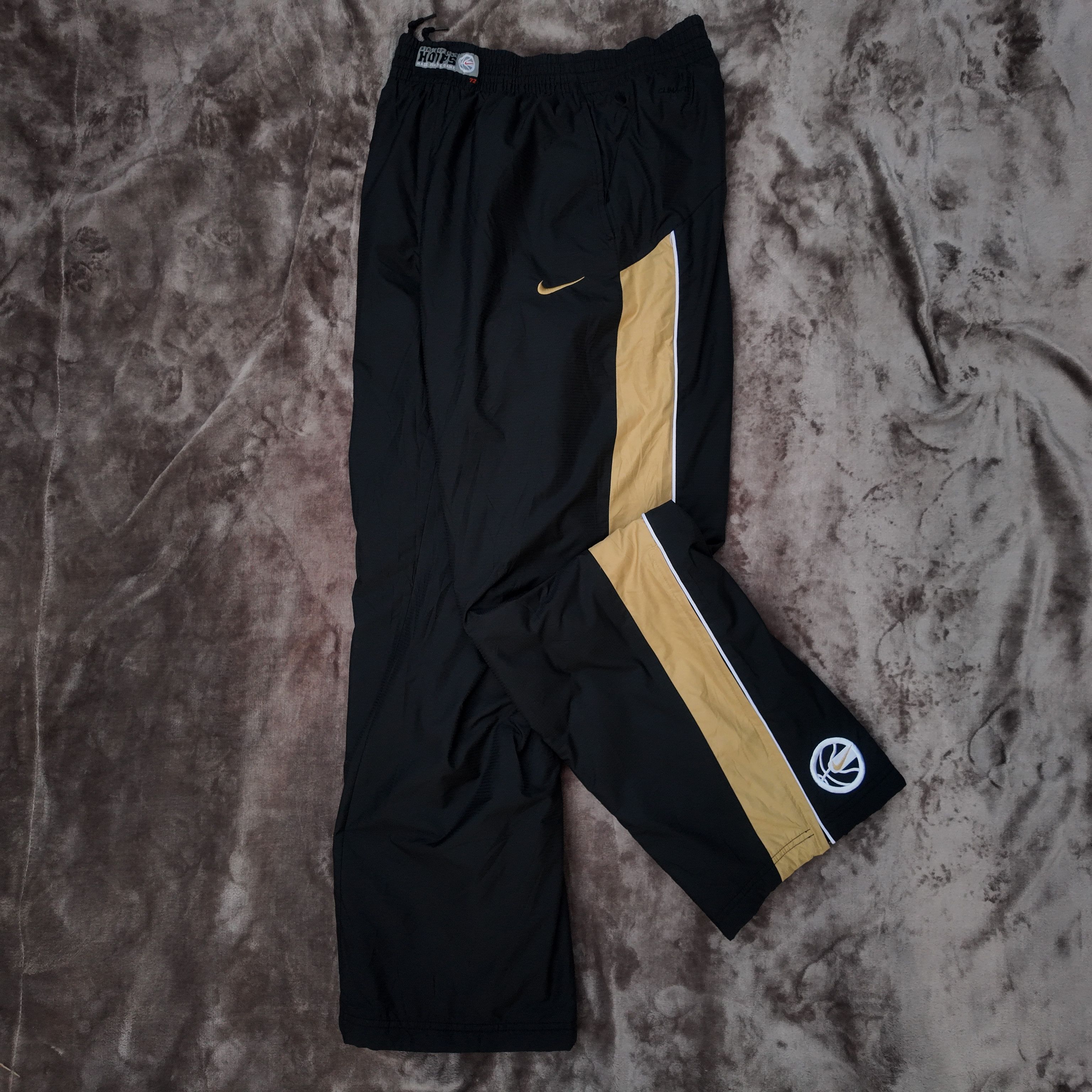 Nike × Vintage Y2K RARE Nike Hoops Drill Pants Size US 38 / EU 54 - 1 Thumbnail