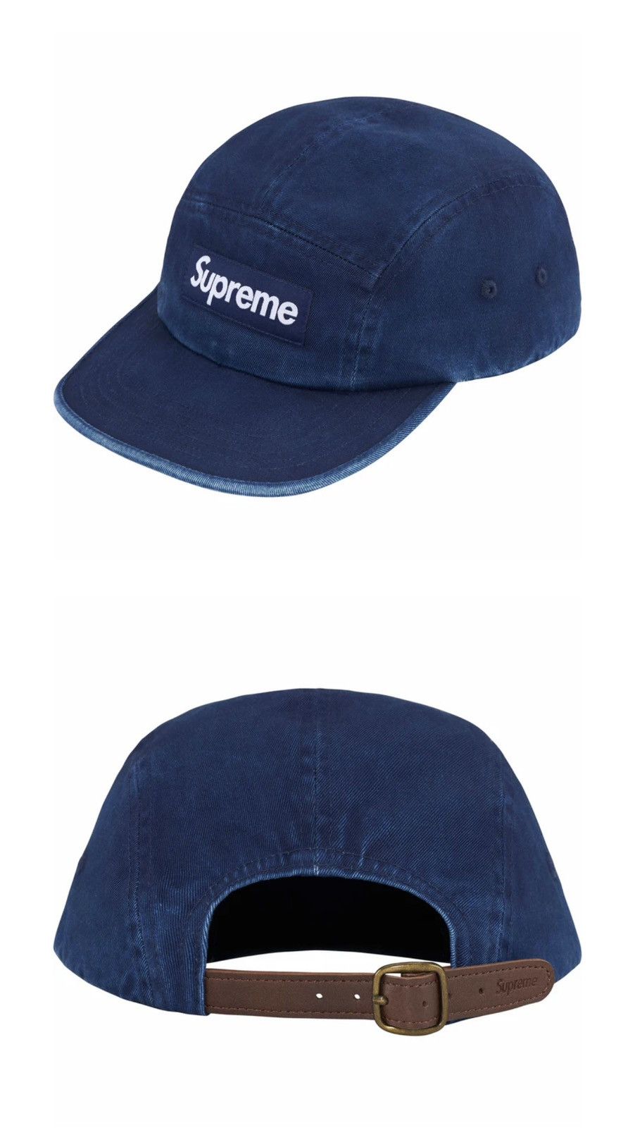 Supreme Washed Chino Twill Camp Cap Size ONE SIZE - 1 Thumbnail