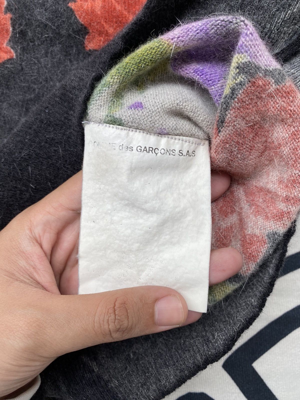 Comme des Garcons Tricot Comme des Garcons Wool Flower Sweatshirt Size US M / EU 48-50 / 2 - 5 Thumbnail