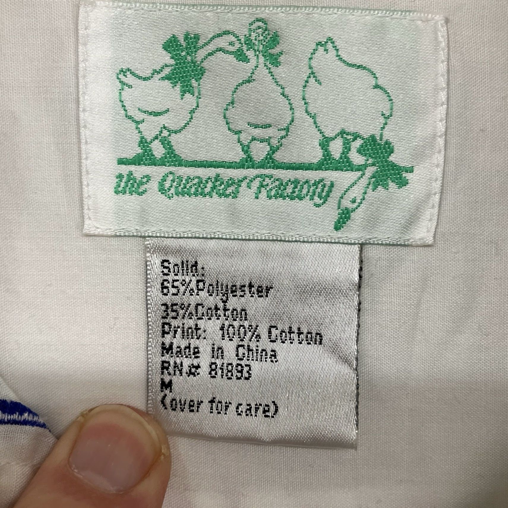 Quacker Factory VINTAGE Quacker Factory Button-Up Shirt Women M White Floral Rhinestone Daisy 90s Retro Farmhouse Bling Mens? Girls? No—gender at end: Womens Size M / US 6-8 / IT 42-44 - 3 Thumbnail