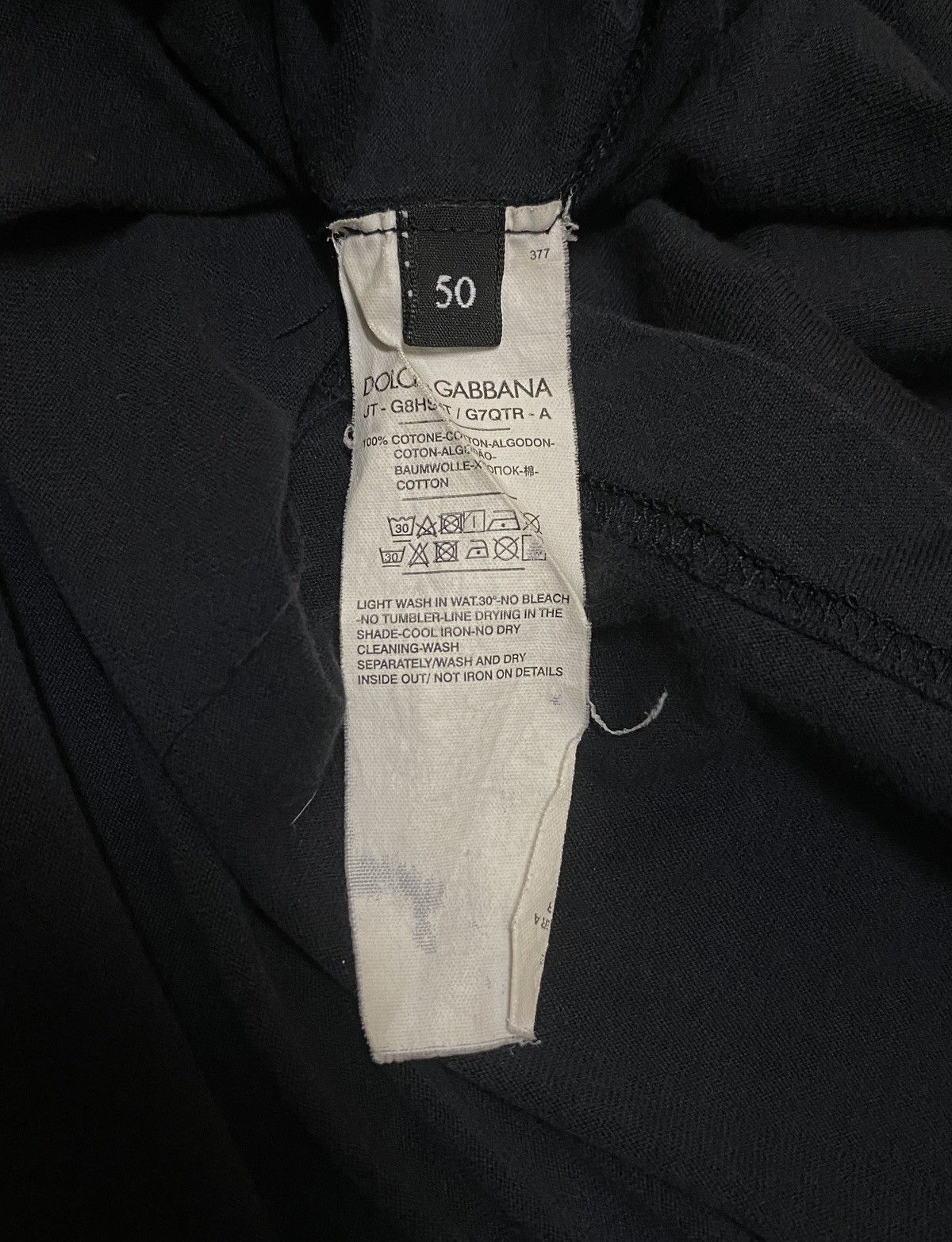 Designer × Dolce & Gabbana × Vintage Rare Design Vintage Dolce & Gabbana Baggy T-shirt 2000s Size US XL / EU 56 / 4 - 8 Thumbnail