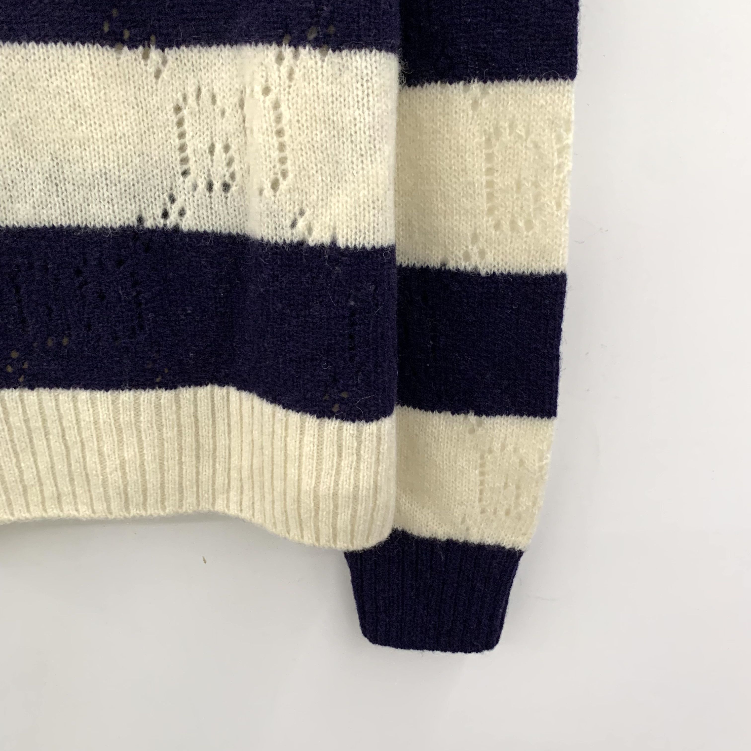 Gucci Gucci Sweater – Tiger Floral Wool Stripe (Size S) Size S / US 4 / IT 40 - 5 Thumbnail