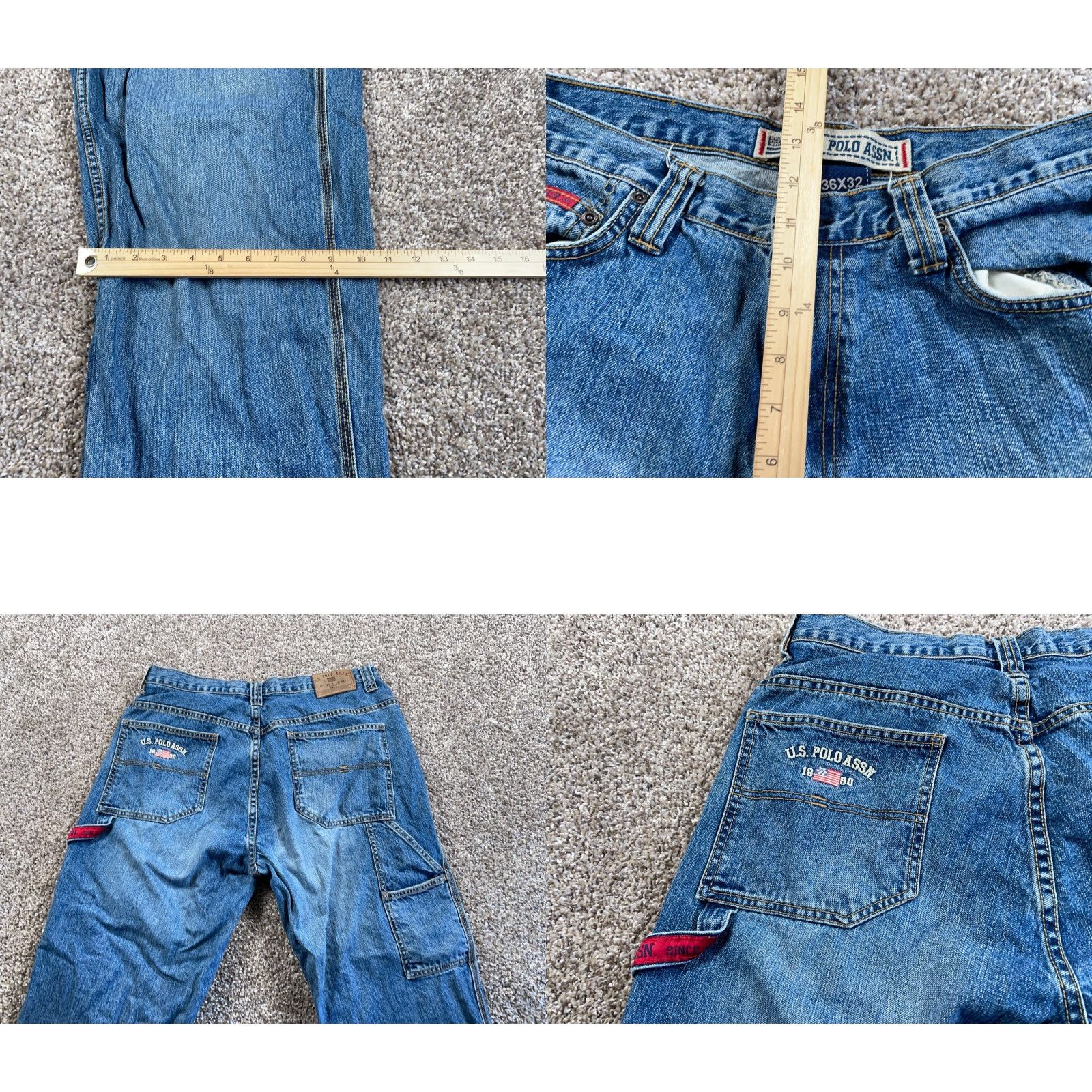 Vintage VINTAGE US Polo Assn. Baggy Fit Carpenter Jeans Shirt? Size US S / EU 44-46 / 1 - 8 Thumbnail