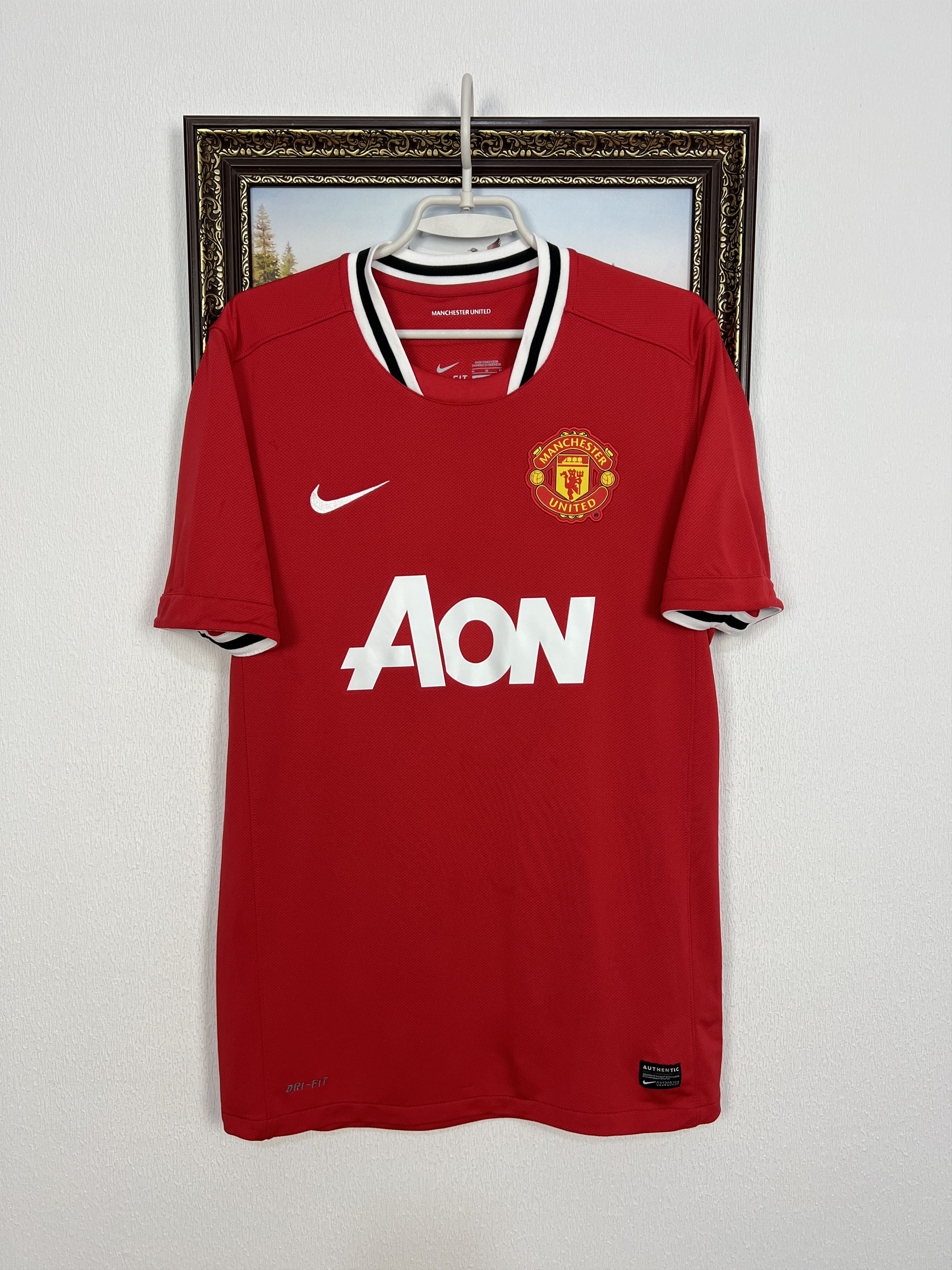 Nike Manchester United football shirt Soccer Nike Jersey Trikot Size US M / EU 48-50 / 2 - 1 Thumbnail