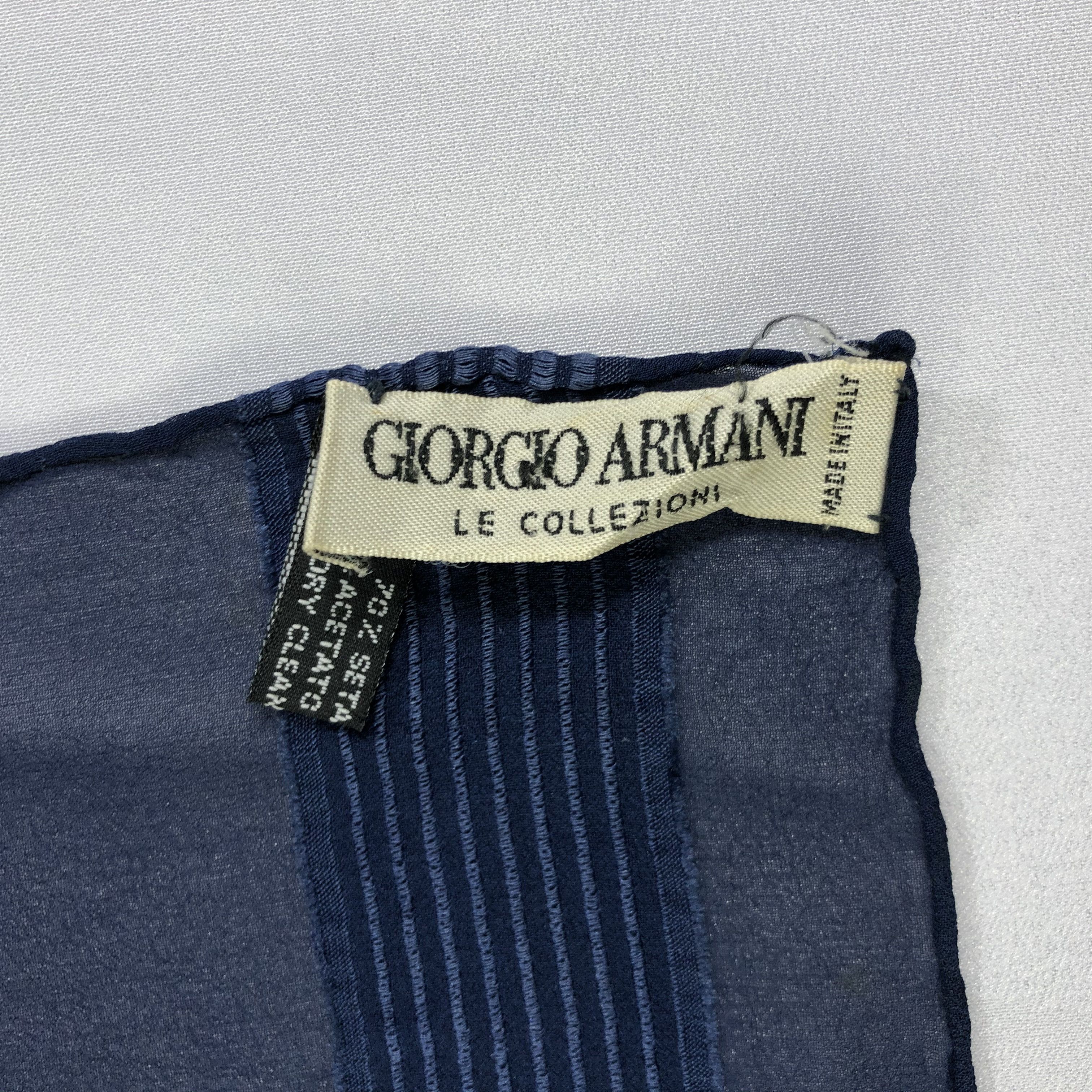 Giorgio Armani × Vintage Vintage Giorgio Armani Silk Scarf Size ONE SIZE - 6 Thumbnail