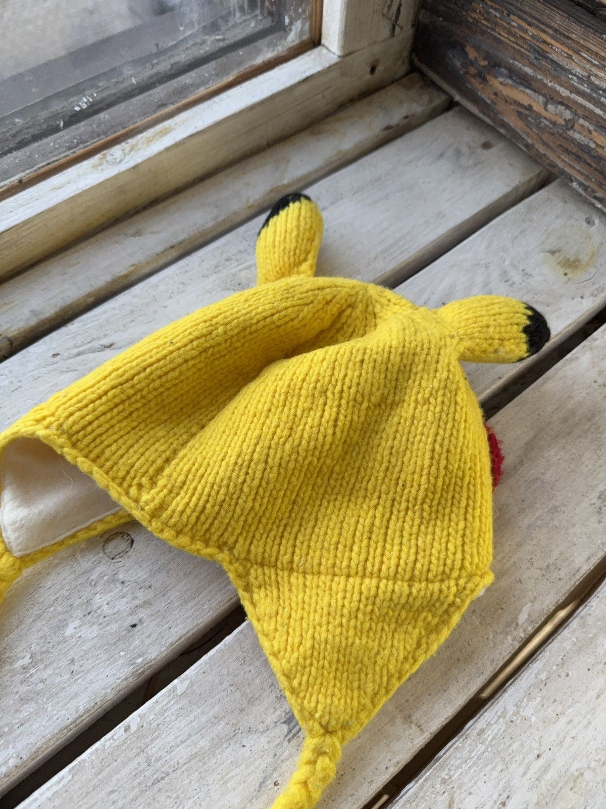 Japanese Brand × Nintendo × Pokemon RARE Y2K Pikachu Pokémon Beanie Hat Nintendo Size ONE SIZE - 6 Thumbnail
