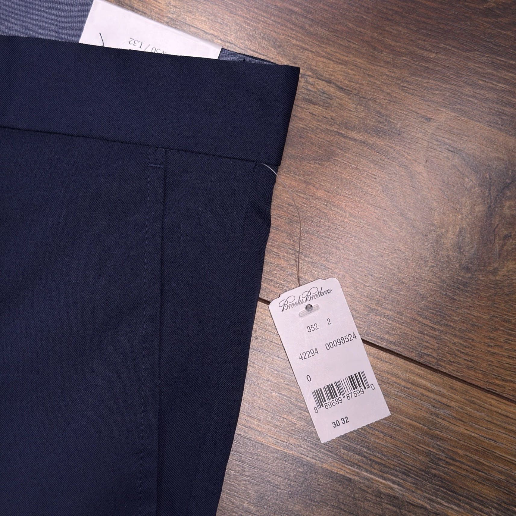 Brooks Brothers Brooks Brothers Performance Chino Pants Mens 30x32 Navy Mid Rise Stretch New Size US 30 / EU 46 - 4 Thumbnail