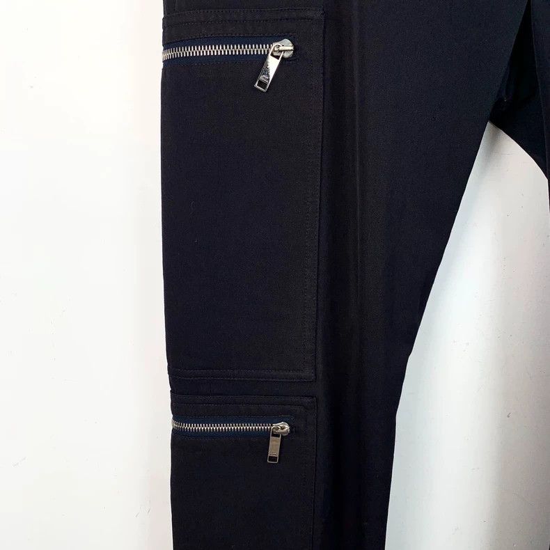 Dior Dior Black wool multi-zipper casual trousers 2501-Nextarrow Size US 34 / EU 50 - 4 Thumbnail