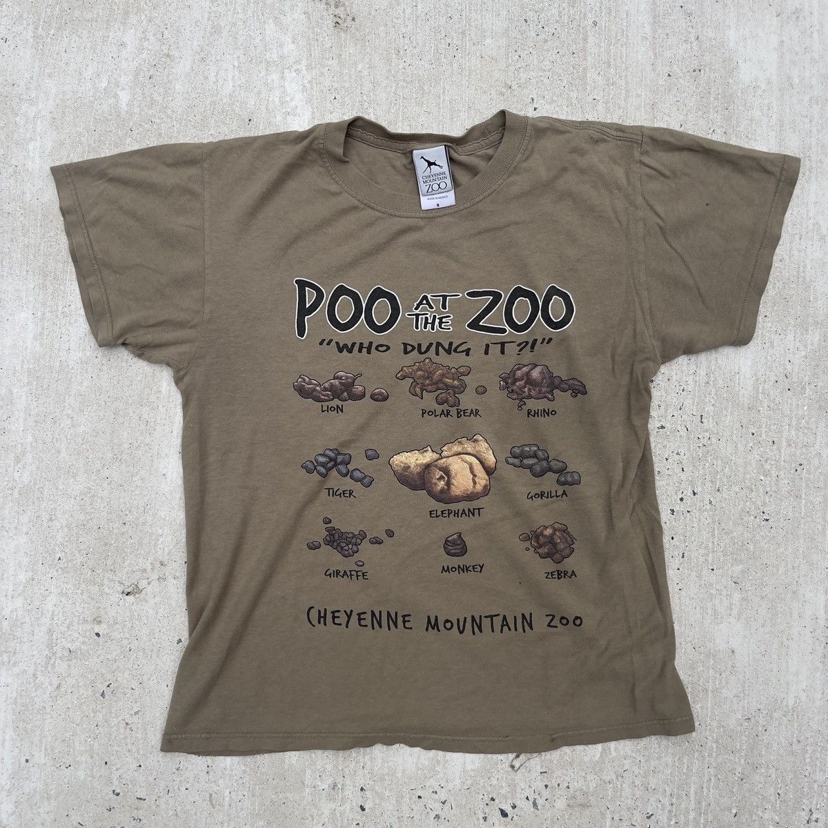 Vintage Vintage Y2K POO AT THE ZOO Shirt Size US XXL / EU 58 / 5 - 1 Thumbnail