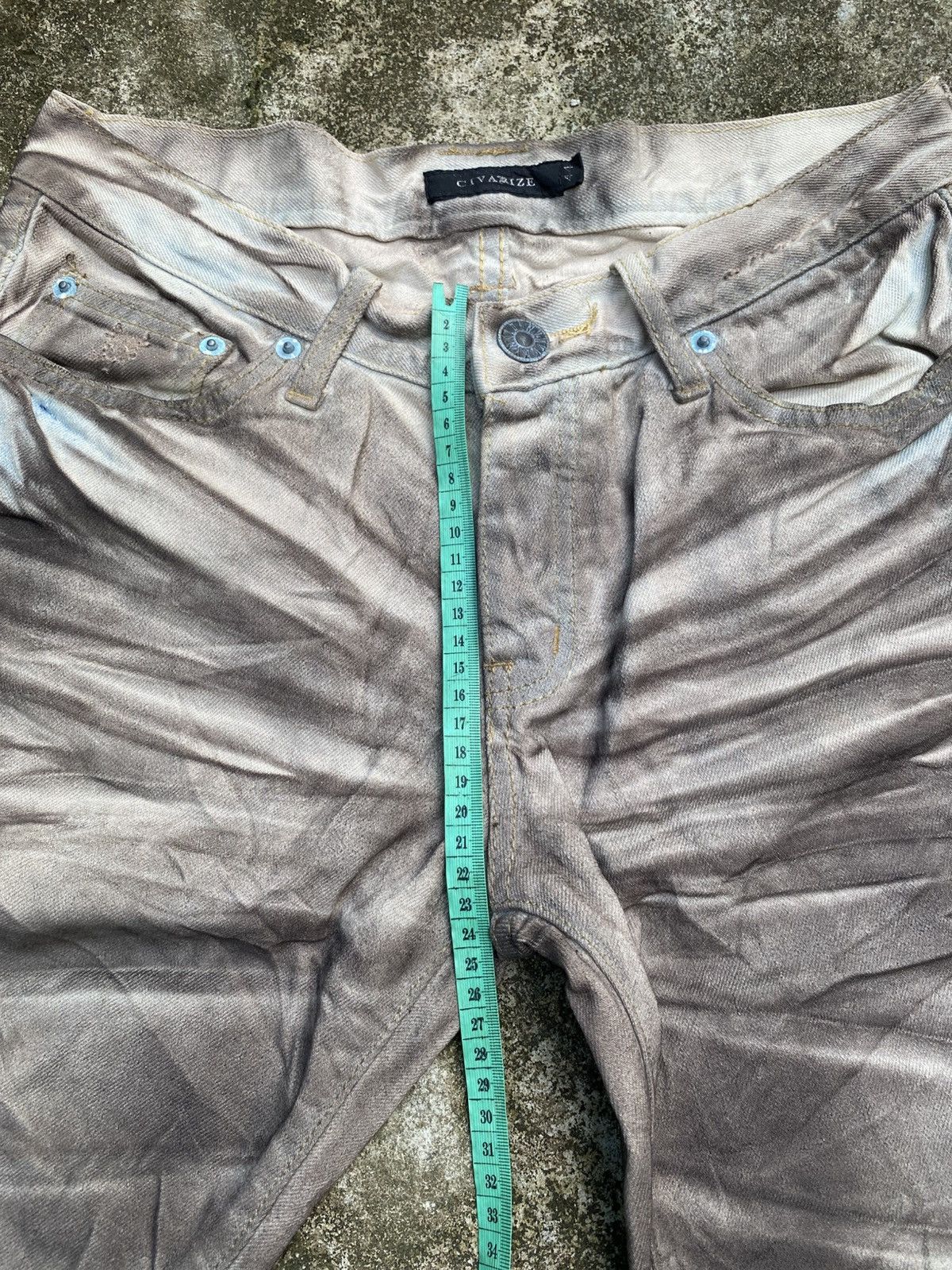 If Six Was Nine JAPANESE BRAND CIVARIZE SHORT JEANS Size US 28 / EU 44 - 10 Thumbnail