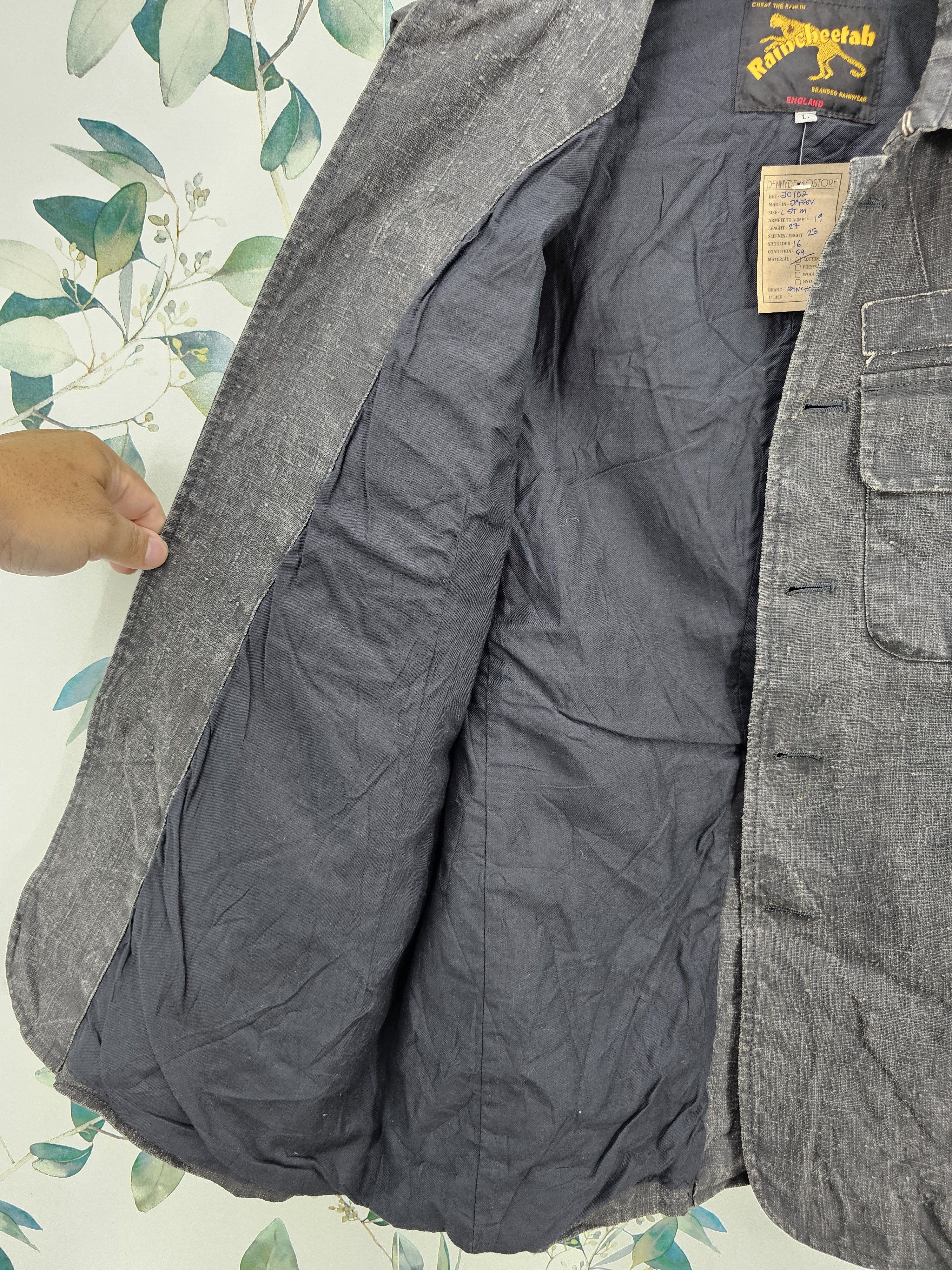 Japanese Brand Vintage RAINCHEETAH England Military Blazer Jacket J0102 Size US M / EU 48-50 / 2 - 10 Thumbnail