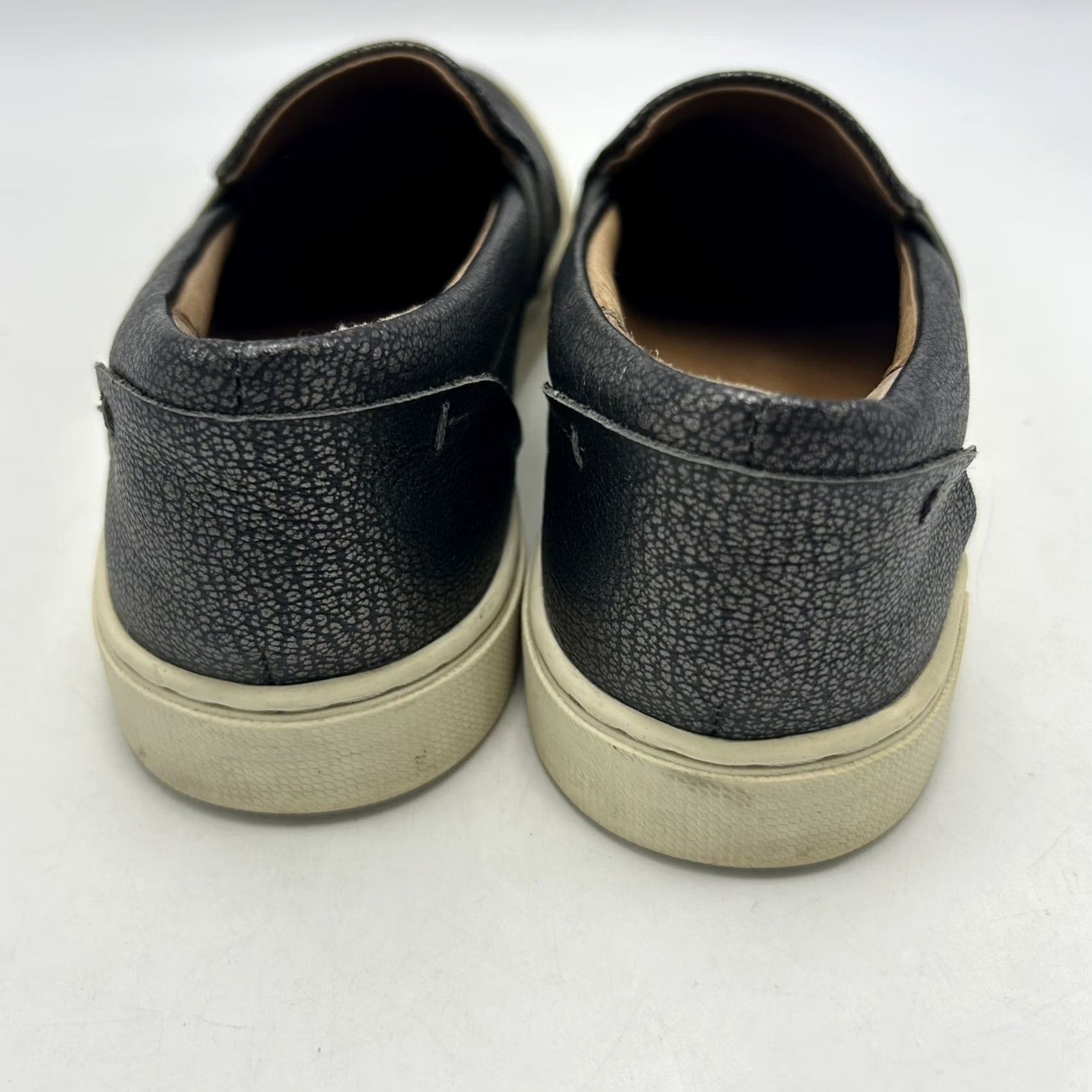 Frye Frye Womens 7.5 M Ivy Metallic Pewter Leather Comfort Casual Slip On Sneakers Size US 8 / IT 38 - 5 Thumbnail
